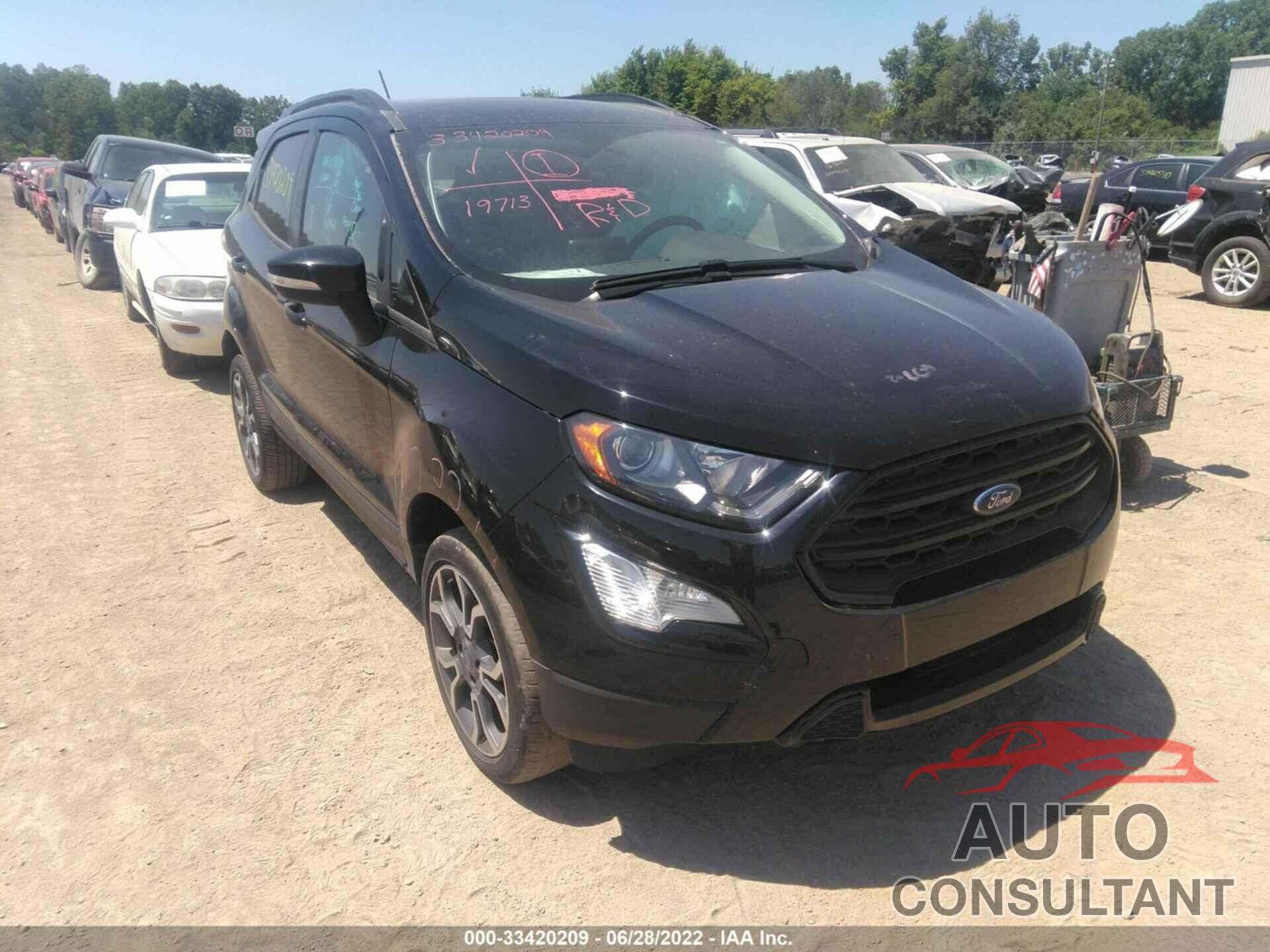 FORD ECOSPORT 2019 - MAJ6S3JL6KC252227