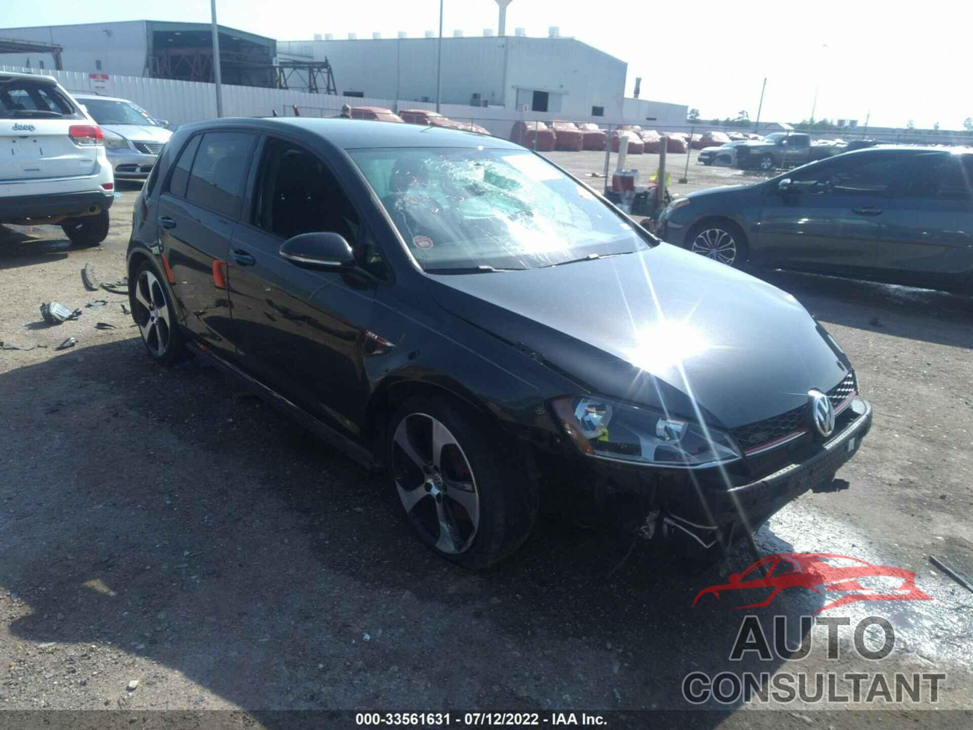 VOLKSWAGEN GOLF GTI 2017 - 3VW5T7AU0HM036994