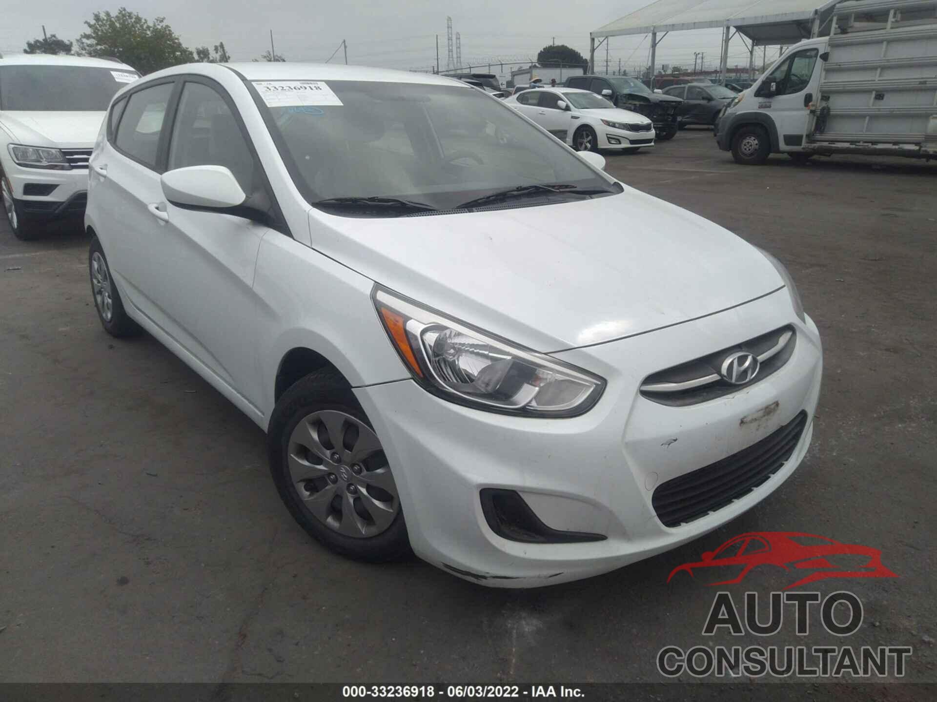 HYUNDAI ACCENT 2017 - KMHCT5AE1HU311724