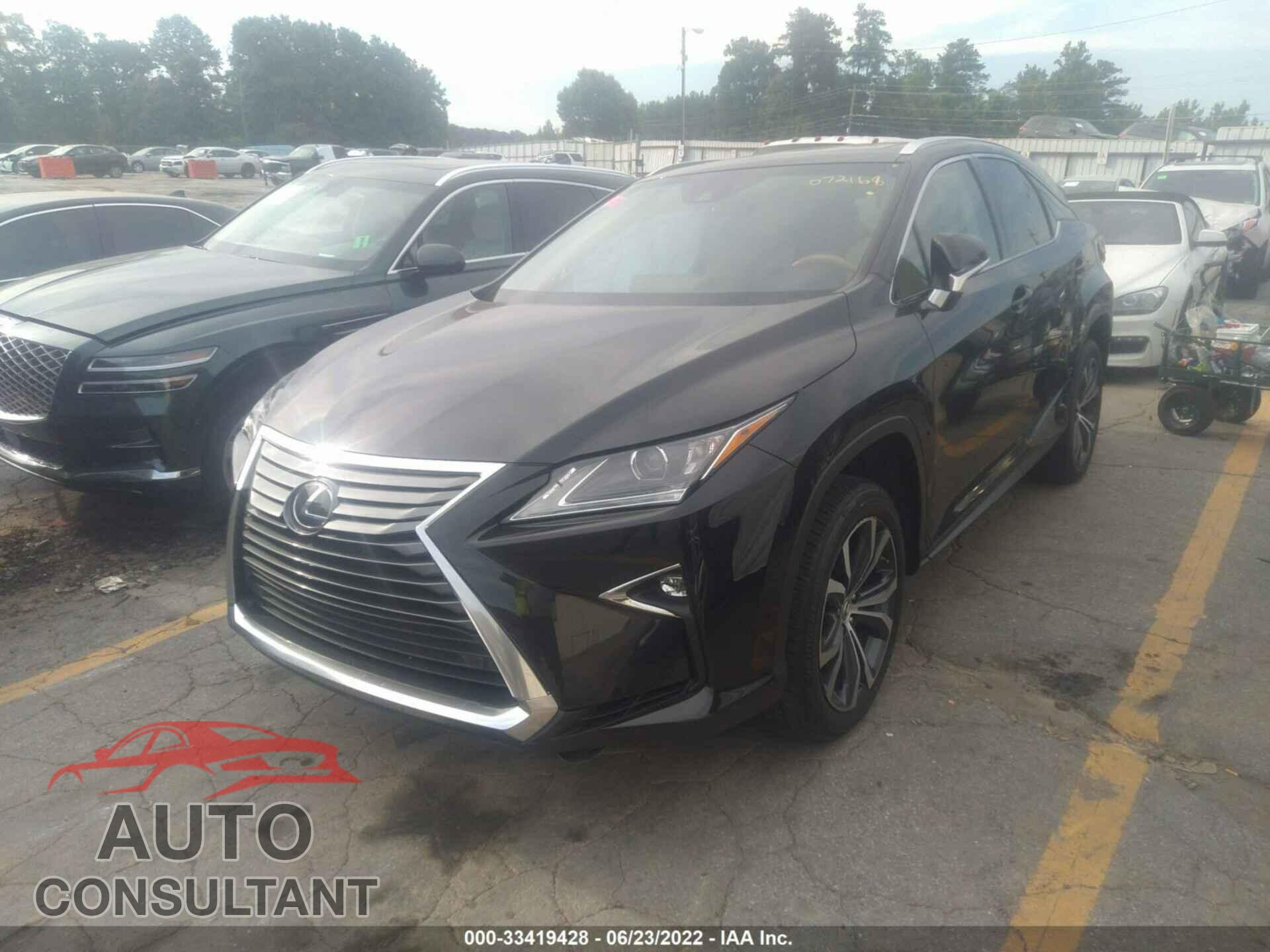 LEXUS RX 2017 - 2T2ZZMCA3HC072168