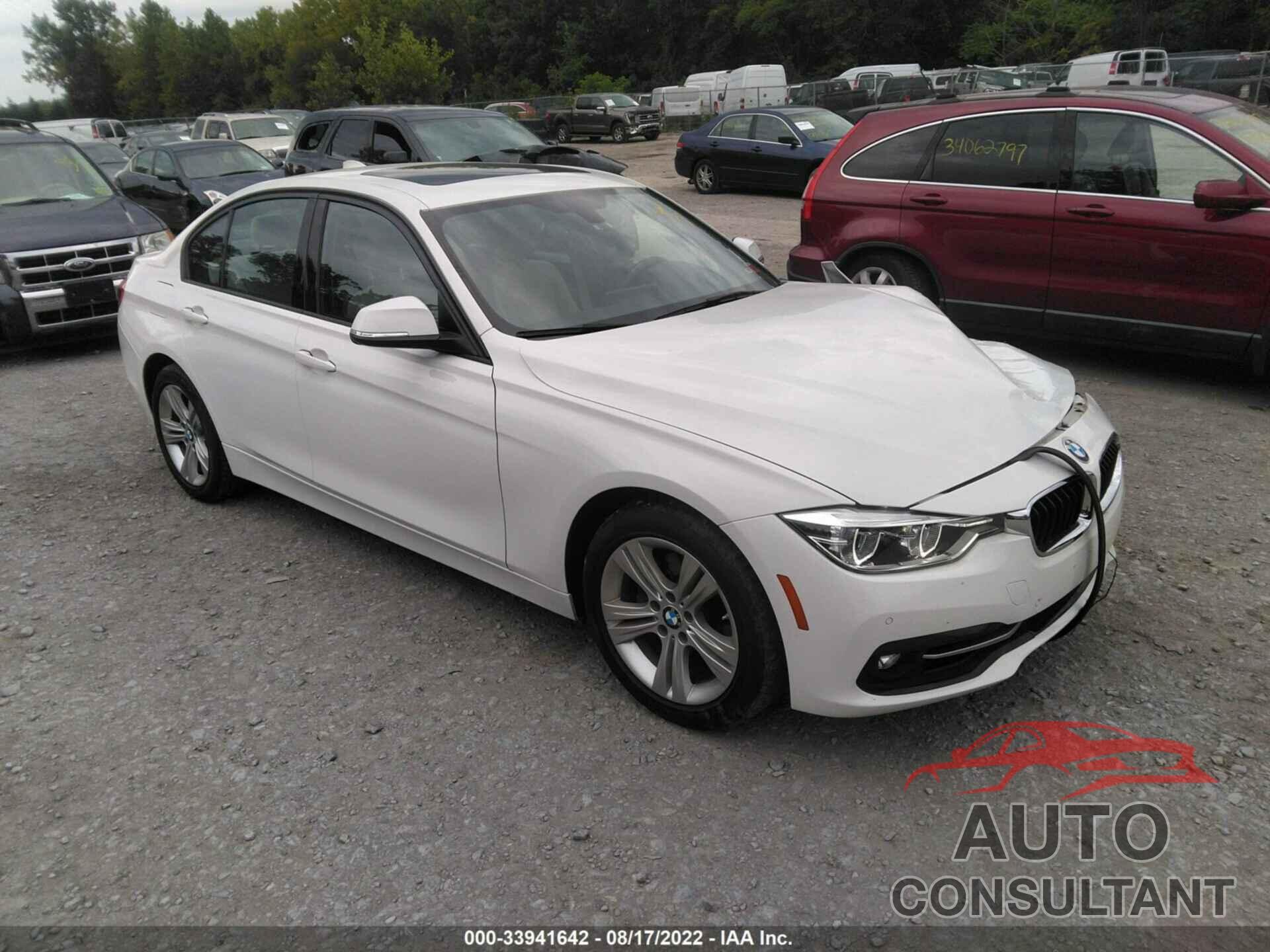 BMW 3 SERIES 2016 - WBA8E3G55GNT79532