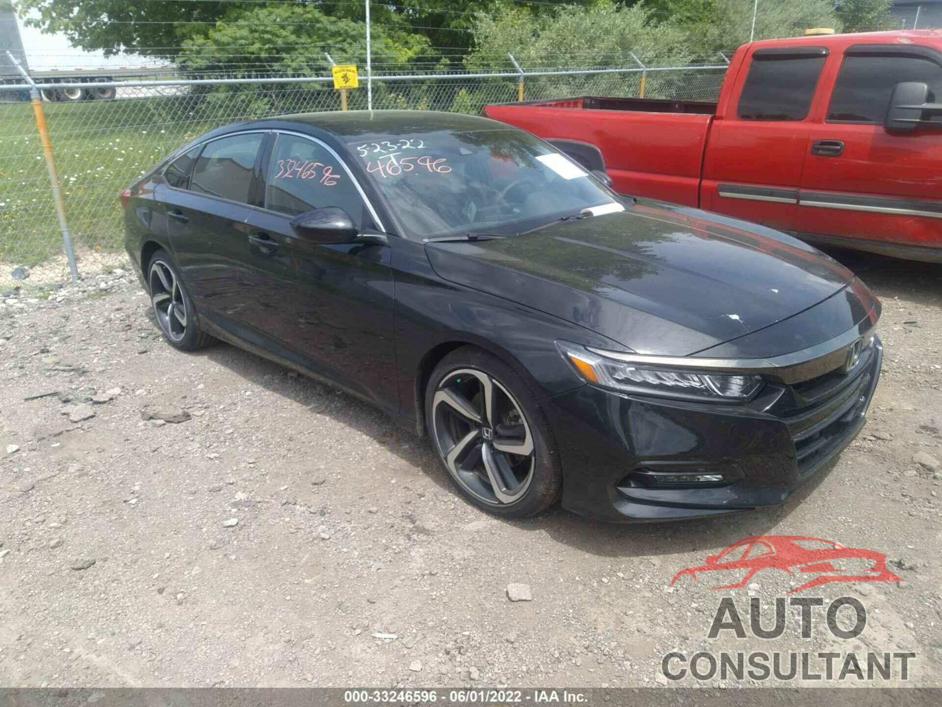 HONDA ACCORD SEDAN 2018 - 1HGCV1F39JA051595