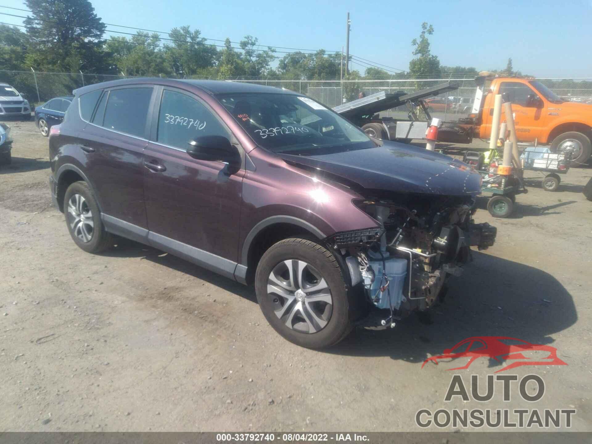 TOYOTA RAV4 2018 - 2T3BFREV3JW822322