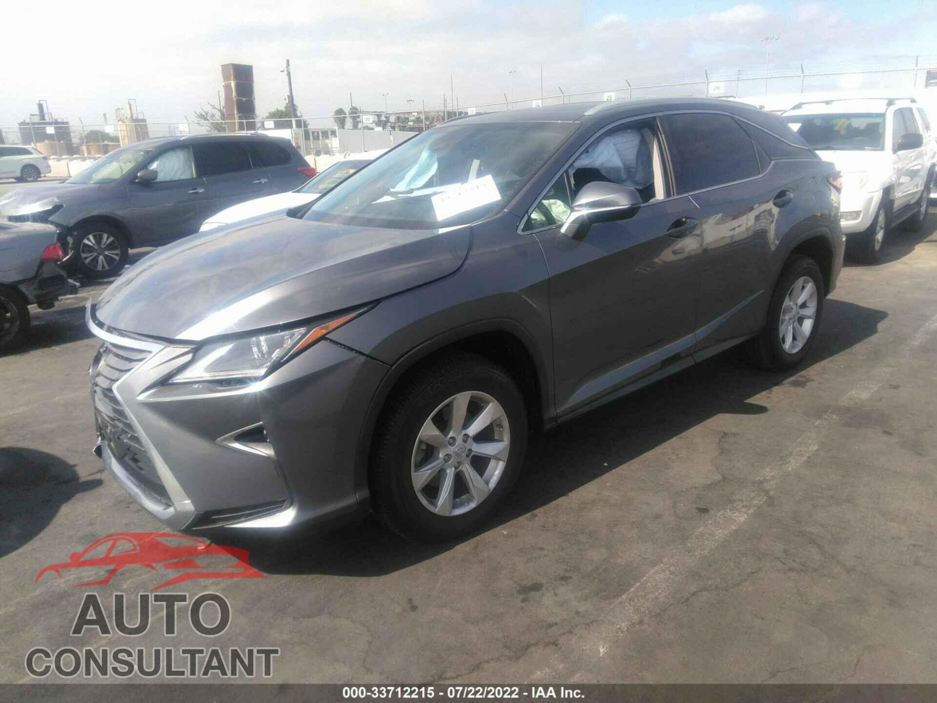 LEXUS RX 2017 - 2T2ZZMCA3HC064734