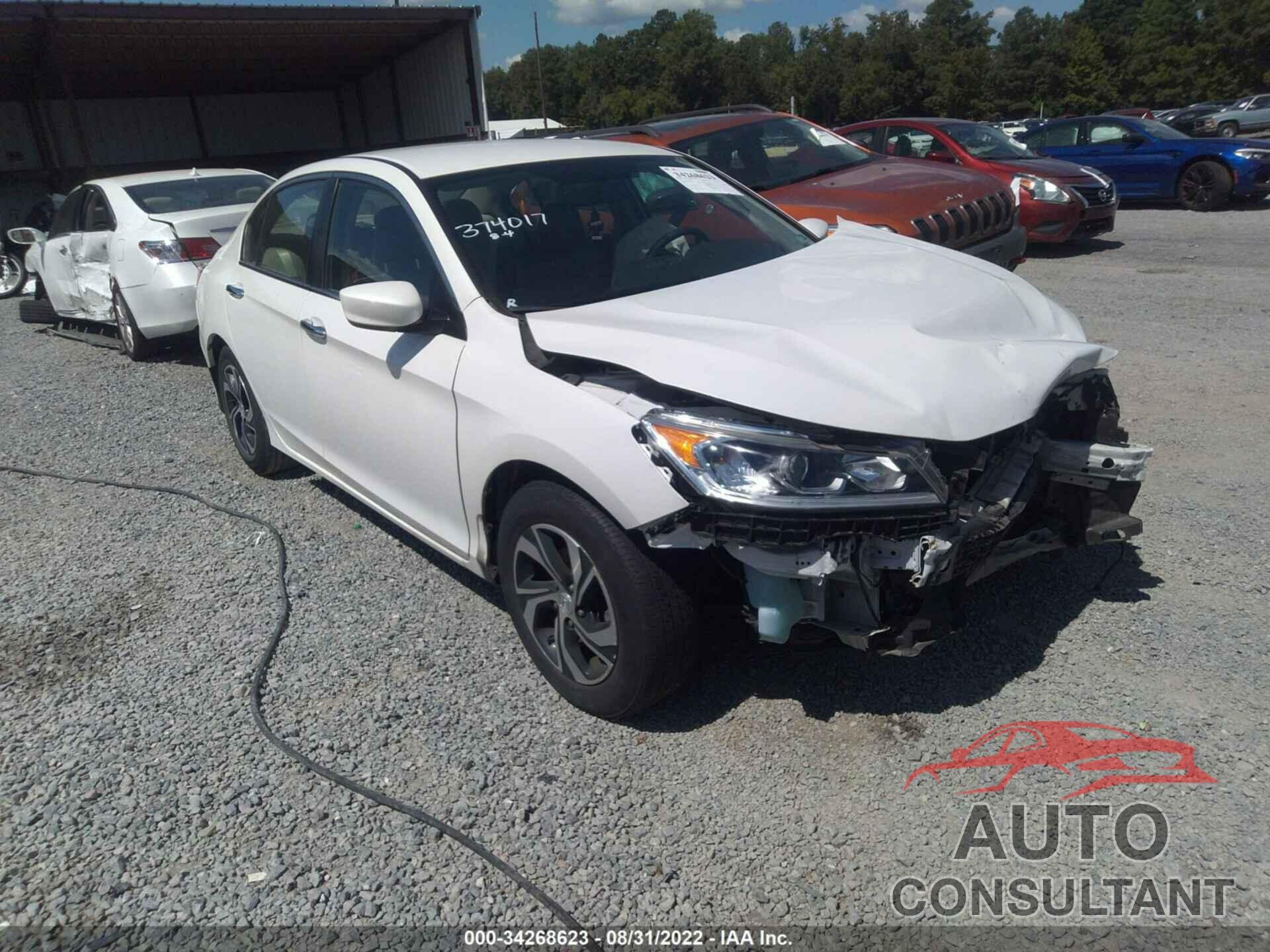 HONDA ACCORD SEDAN 2017 - 1HGCR2F31HA220285