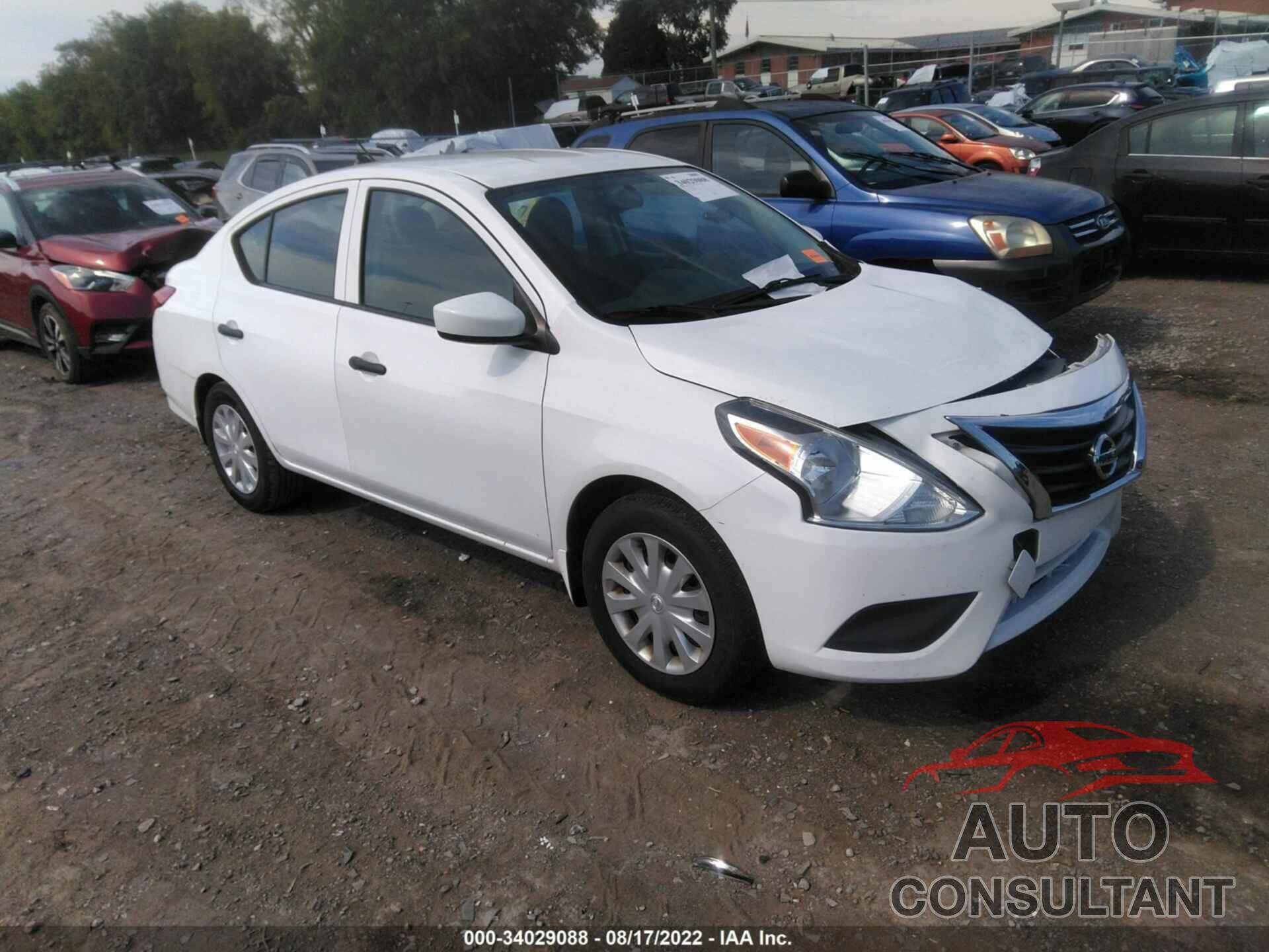 NISSAN VERSA 2016 - 3N1CN7AP8GL896504