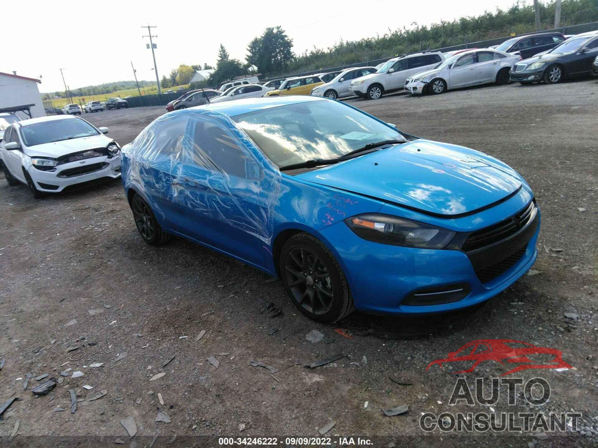 DODGE DART 2016 - 1C3CDFAA3GD584915