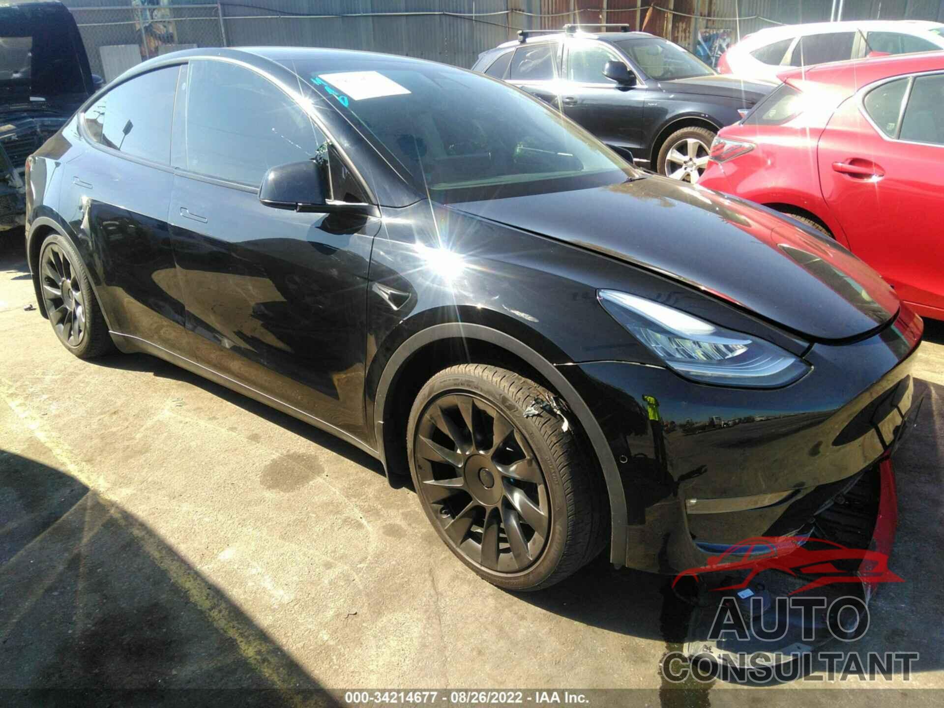 TESLA MODEL Y 2021 - 5YJYGAEE7MF222728