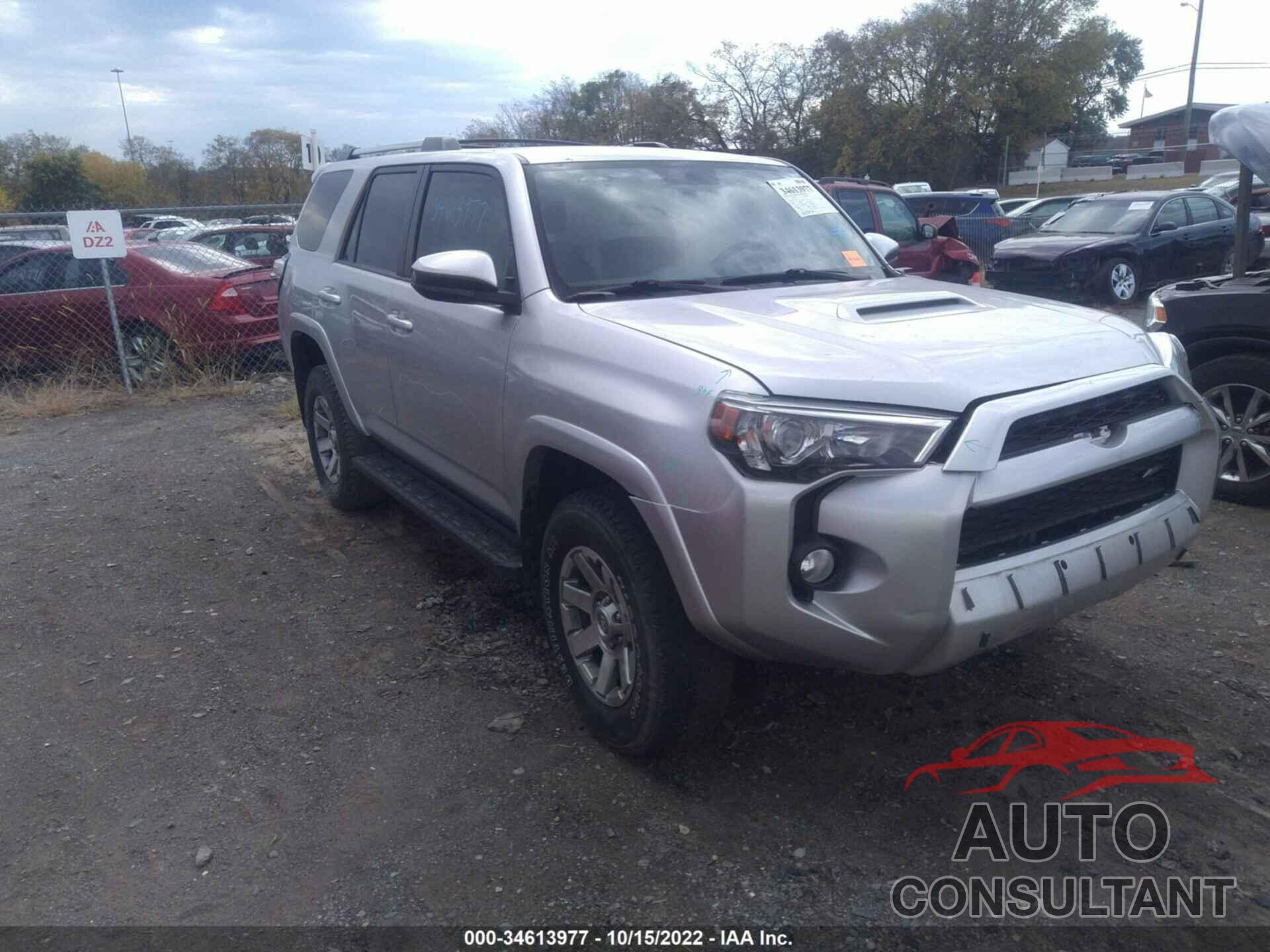 TOYOTA 4RUNNER 2016 - JTEBU5JR2G5385318