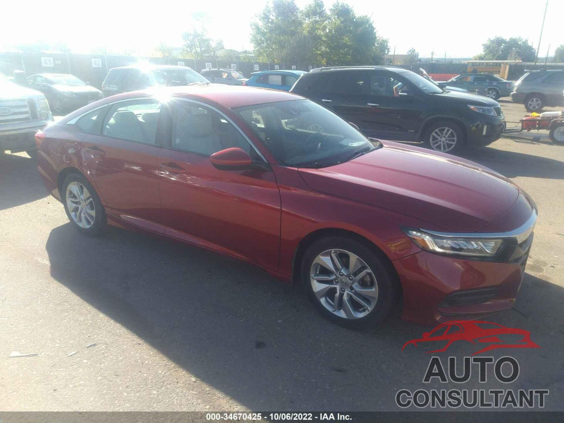 HONDA ACCORD SEDAN 2018 - 1HGCV1F17JA211360