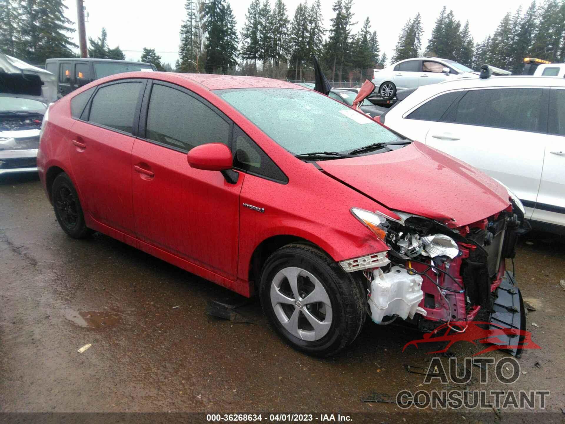 TOYOTA PRIUS 2015 - JTDKN3DU6F0434781