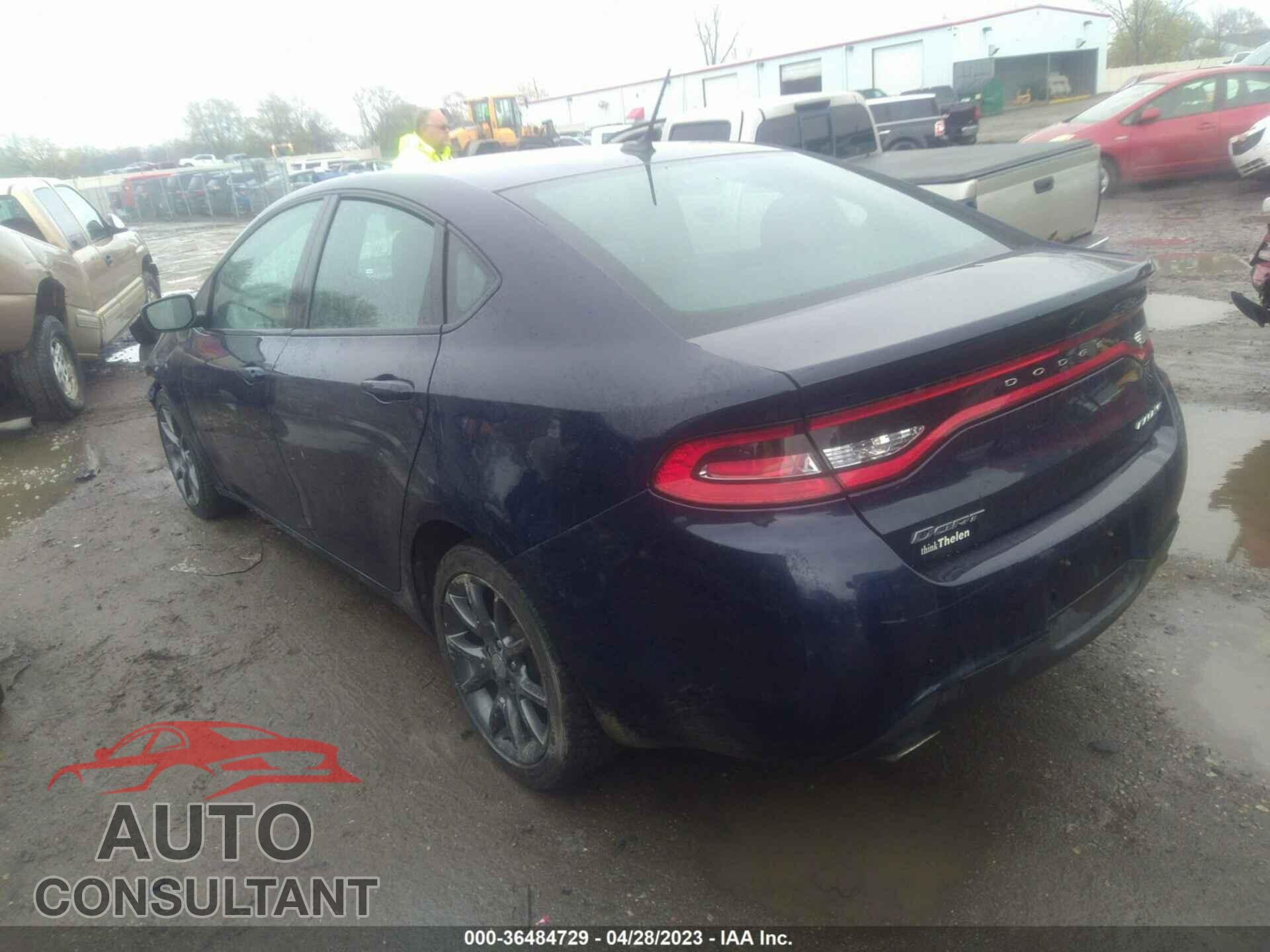 DODGE DART 2015 - 1C3CDFBB2FD345135