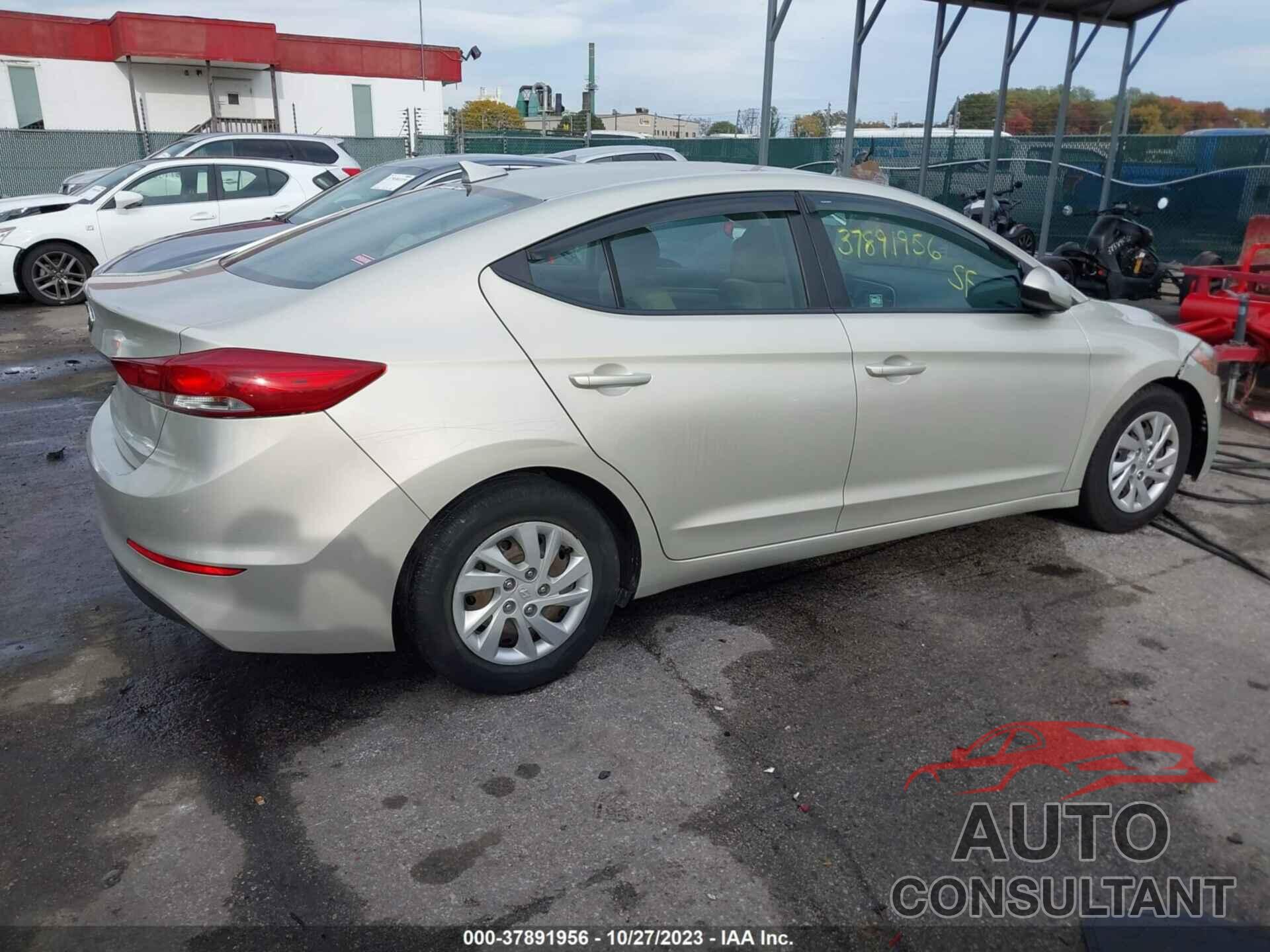 HYUNDAI ELANTRA 2017 - 5NPD74LFXHH084010