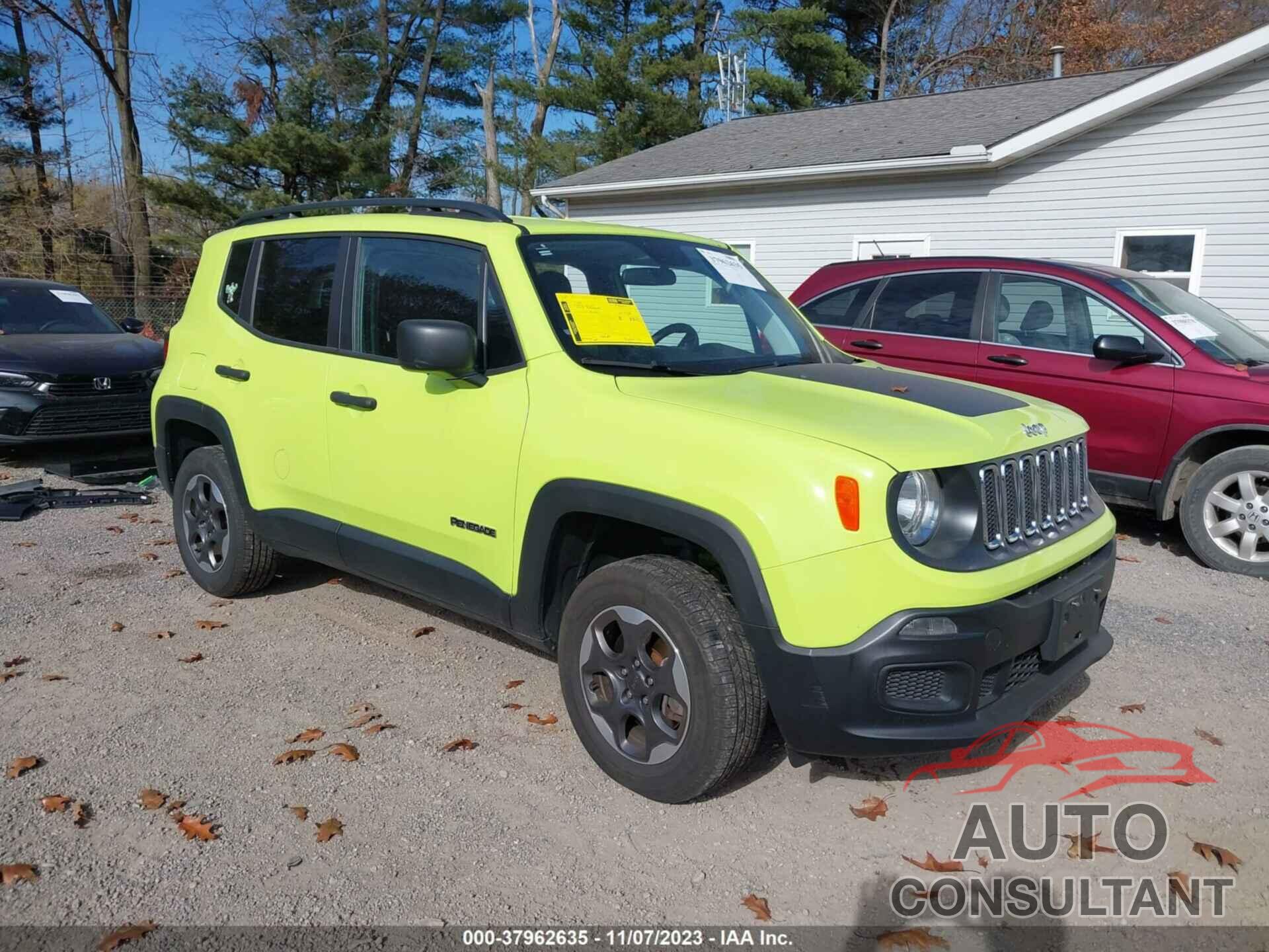 JEEP RENEGADE 2018 - ZACCJBAB4JPG80941