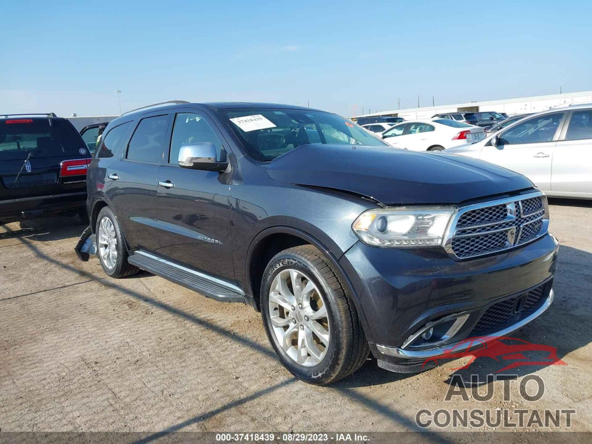 DODGE DURANGO 2016 - 1C4RDHEGXGC424343
