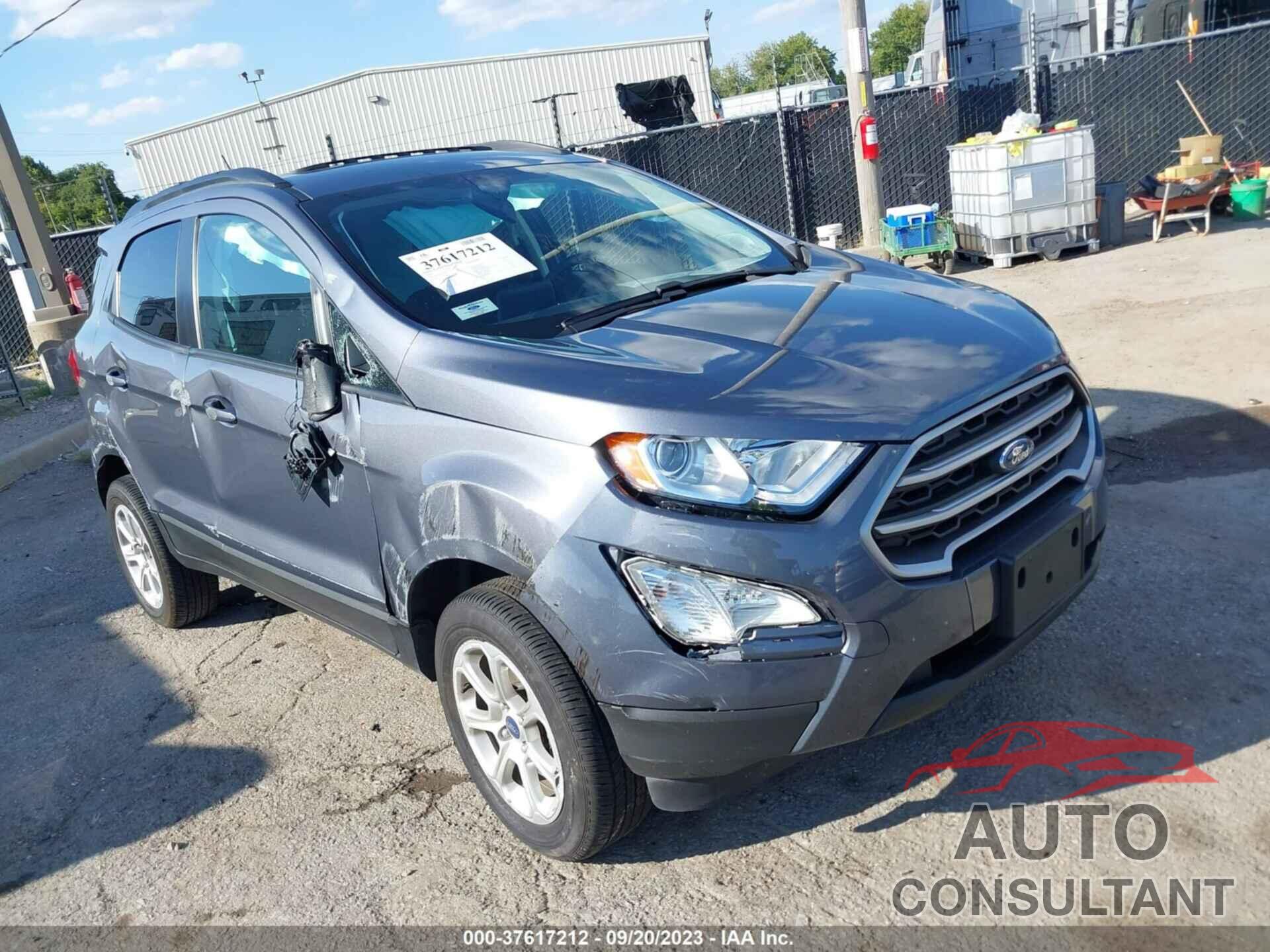 FORD ECOSPORT 2022 - MAJ6S3GL6NC468154