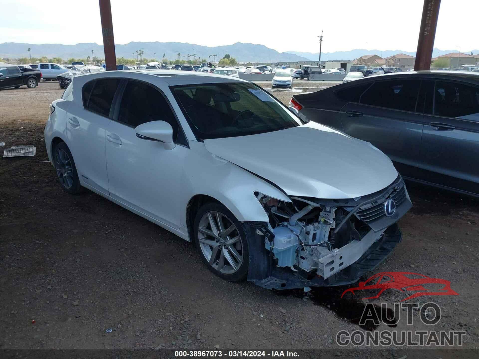 LEXUS CT 200H 2017 - JTHKD5BH9H2290847