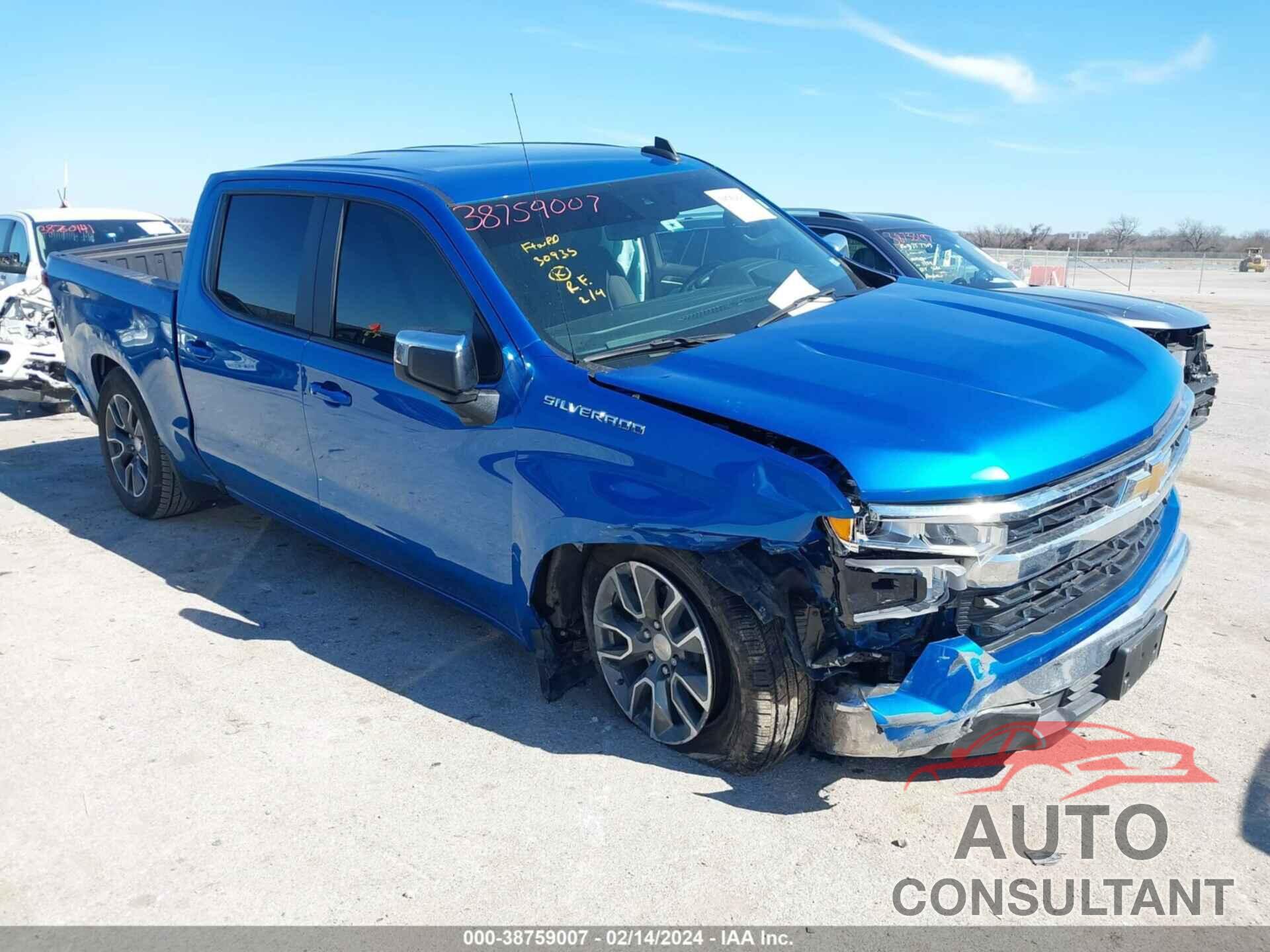CHEVROLET SILVERADO 1500 2023 - 1GCPACEK9PZ119498