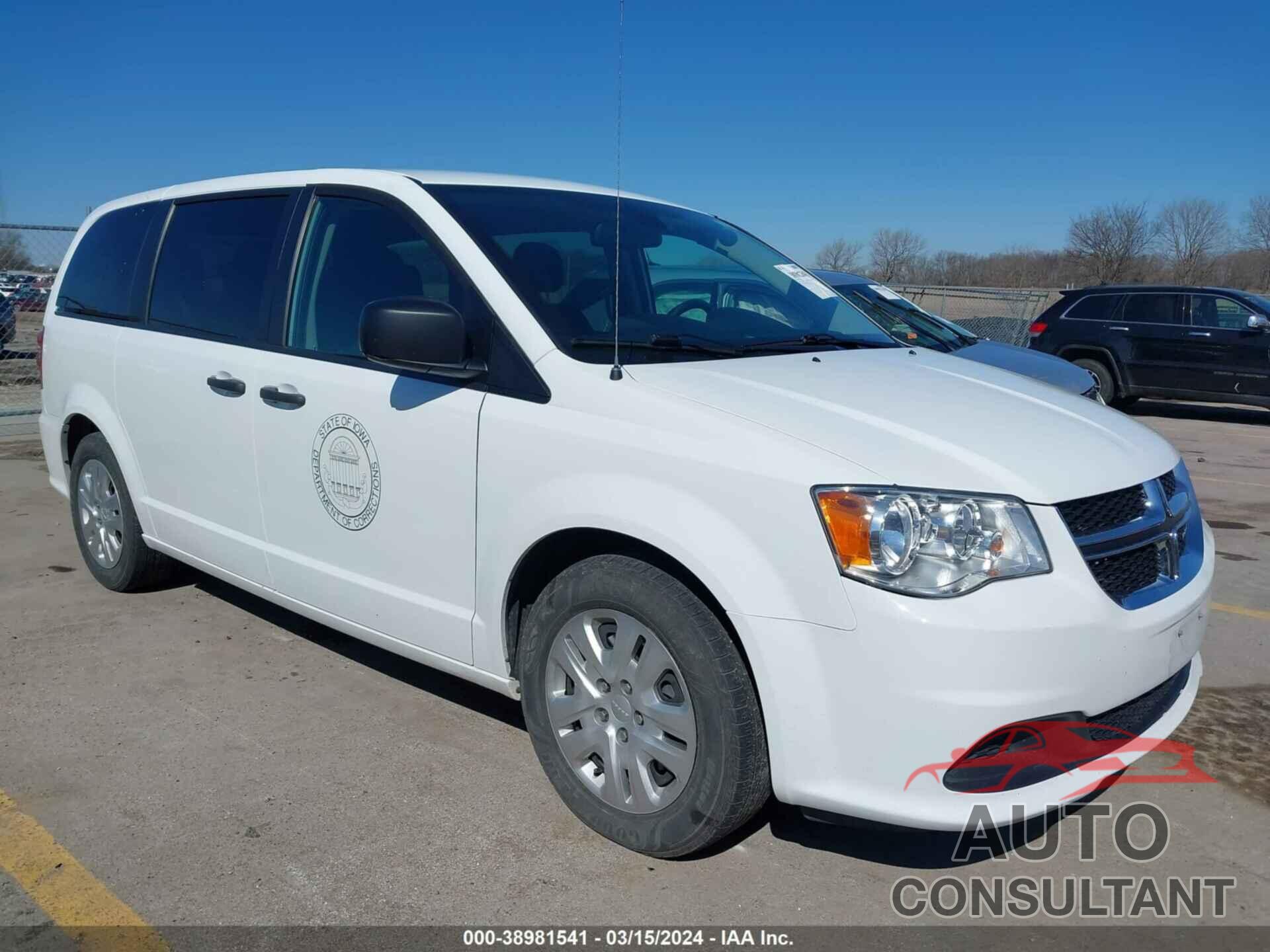 DODGE GRAND CARAVAN 2019 - 2C4RDGBGXKR786428