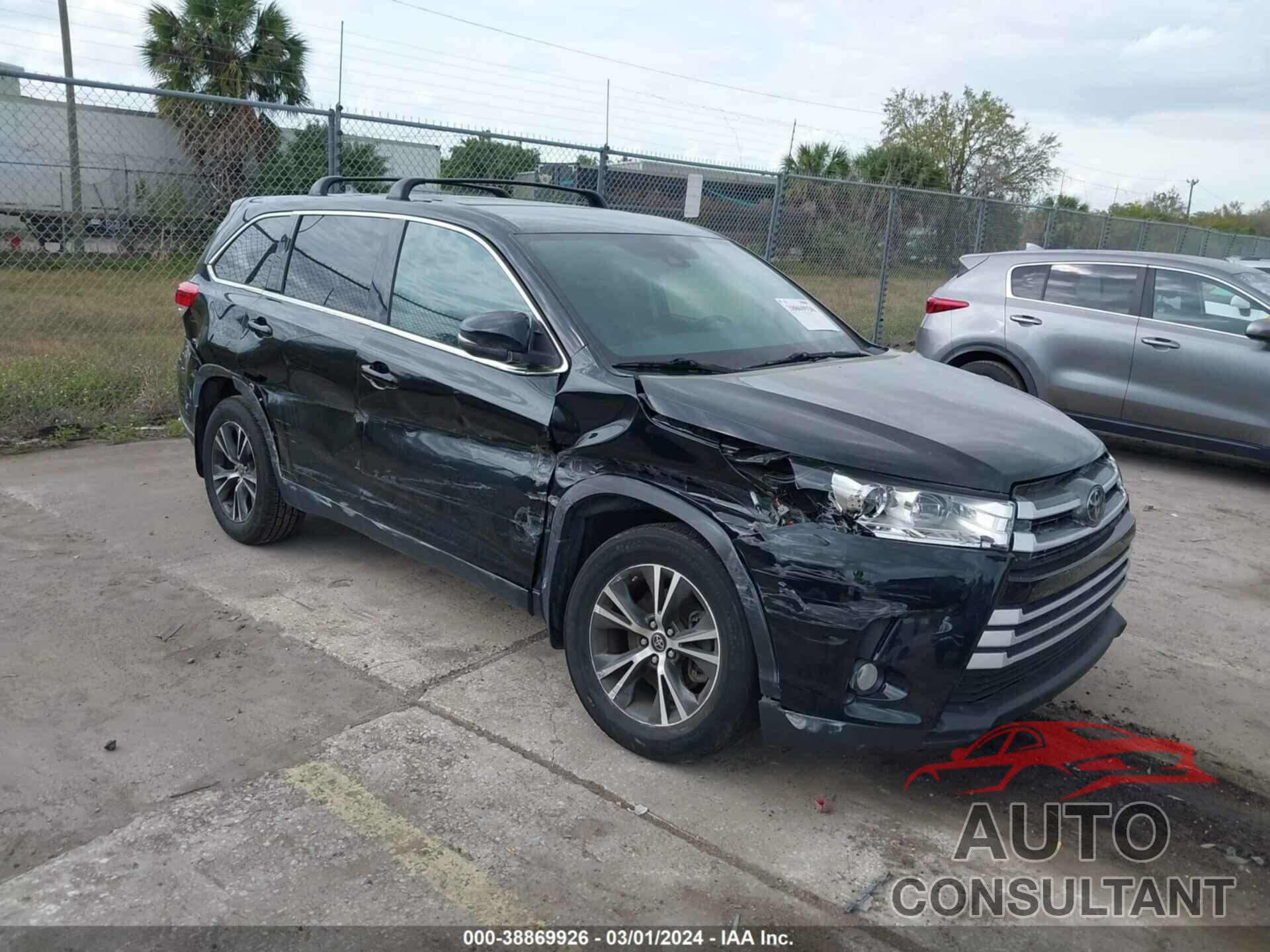 TOYOTA HIGHLANDER 2019 - 5TDBZRFH6KS947981