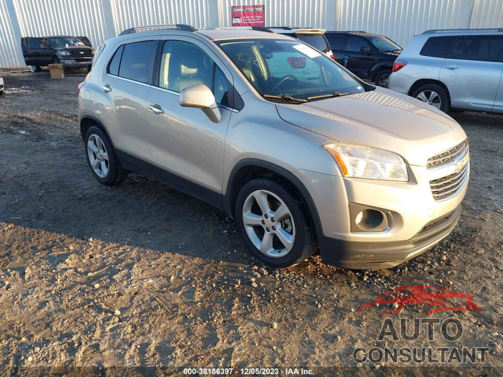 CHEVROLET TRAX 2016 - 3GNCJMSBXGL278845