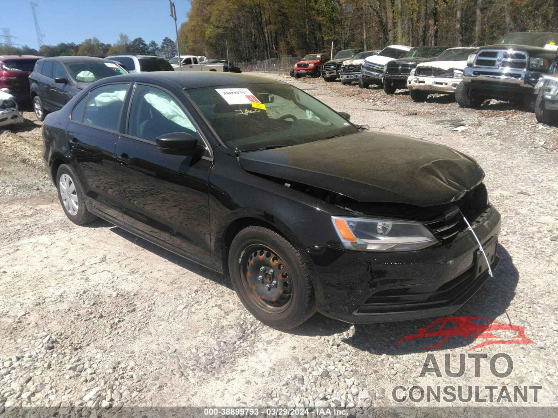 VOLKSWAGEN JETTA 2016 - 3VW267AJXGM399334