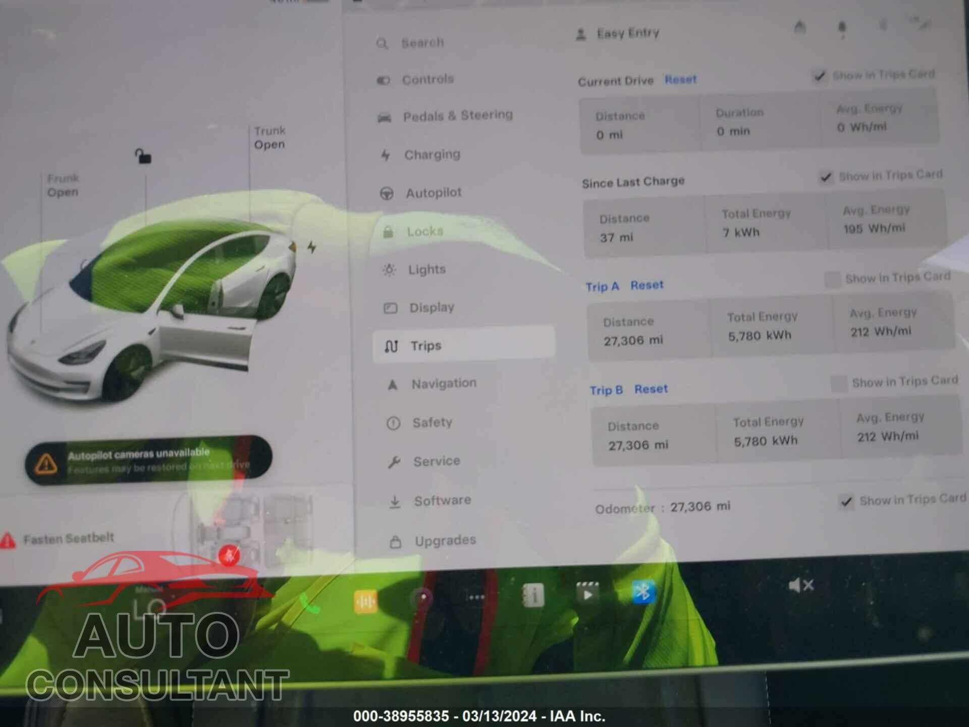 TESLA MODEL 3 2021 - 5YJ3E1EA2MF076137