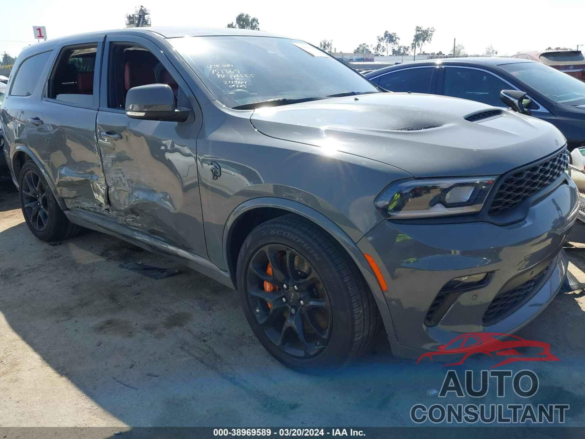 DODGE DURANGO 2021 - 1C4SDJH96MC626596