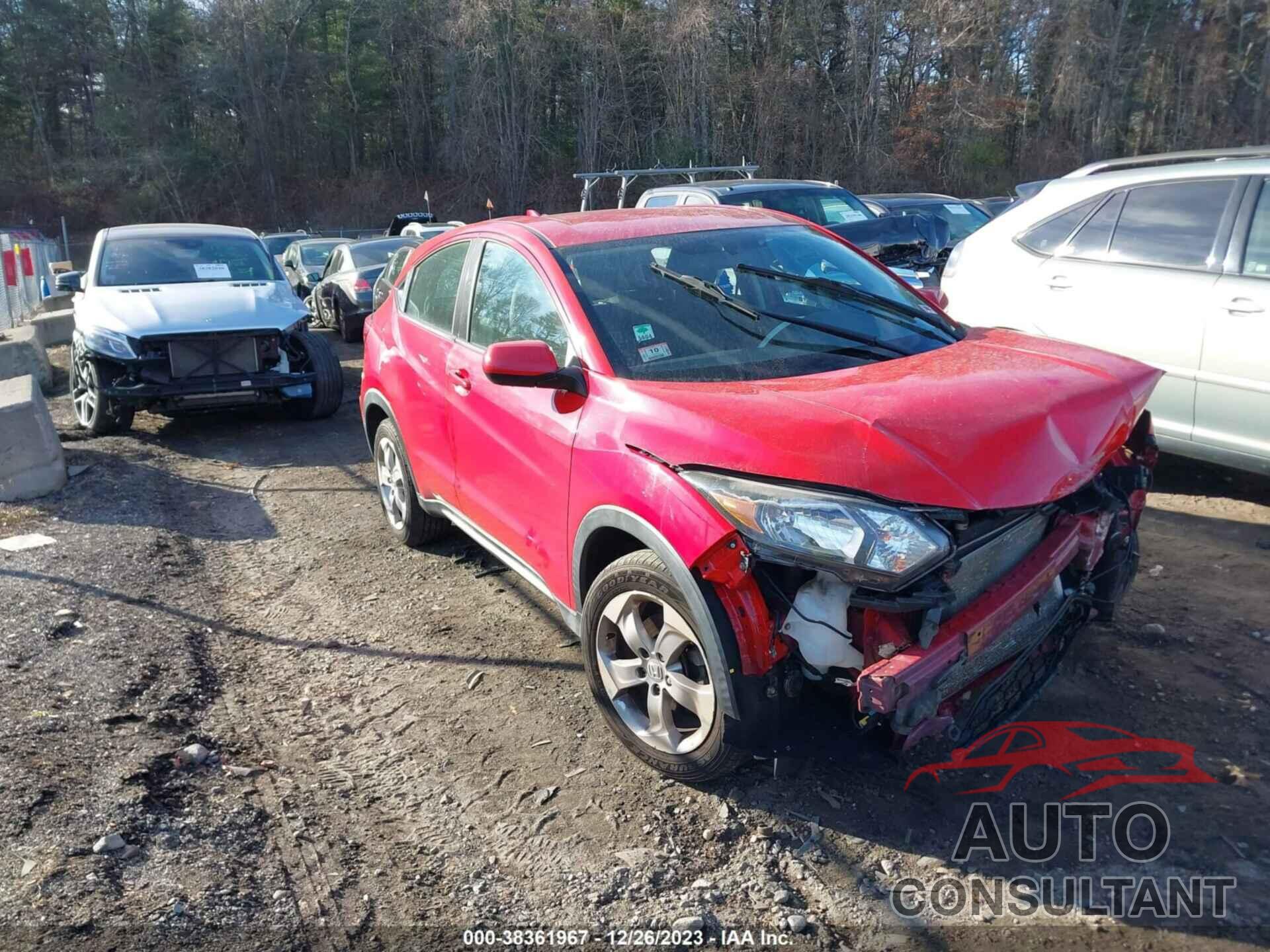 HONDA HR-V 2017 - 3CZRU6H33HG703977