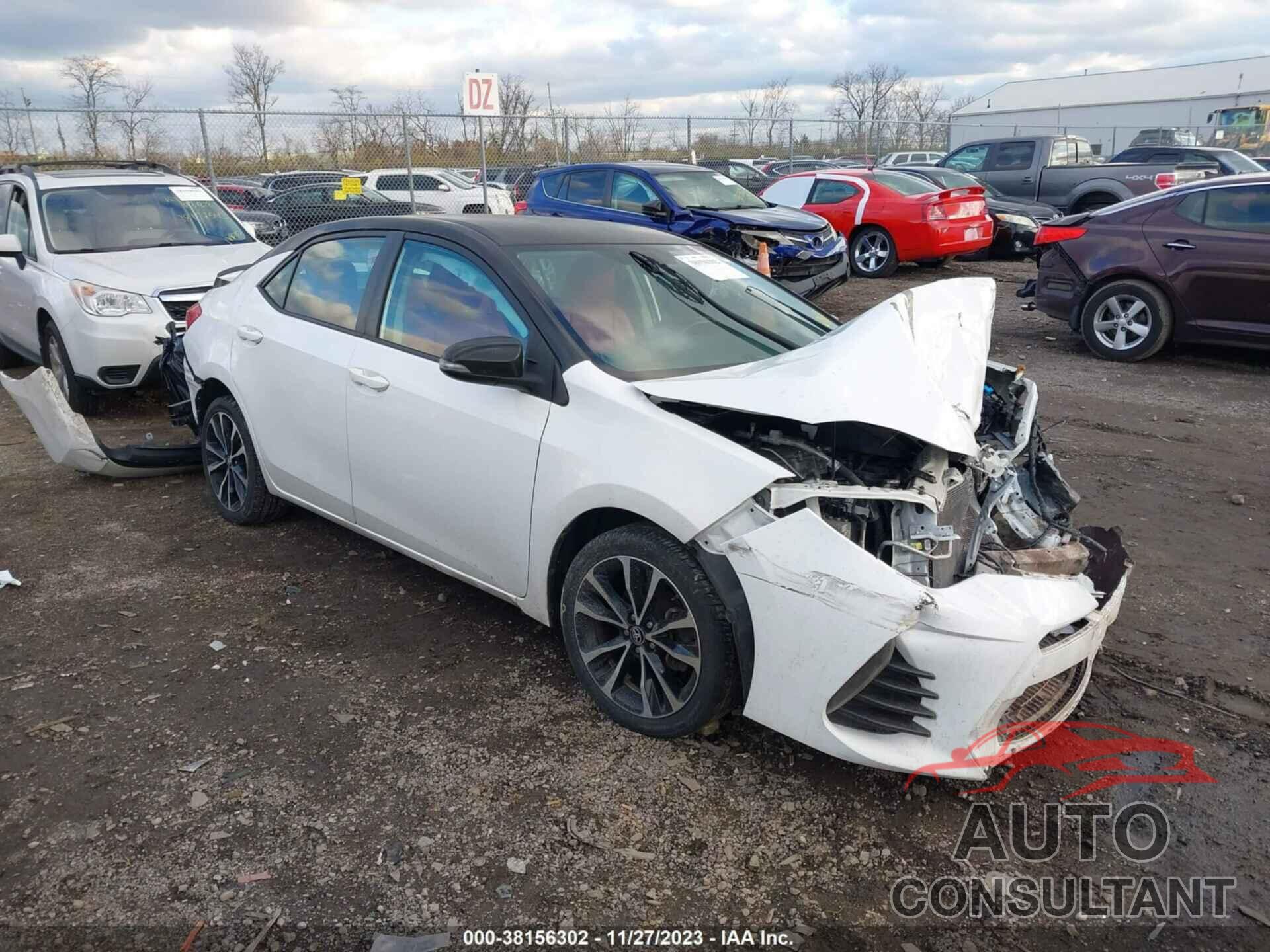 TOYOTA COROLLA 2019 - 2T1BURHE2KC166160