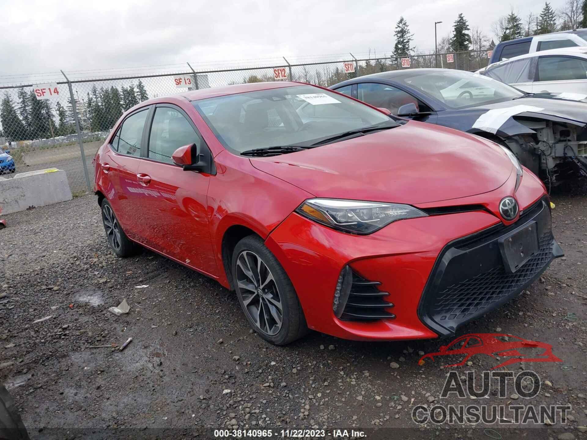 TOYOTA COROLLA 2017 - 2T1BURHE9HC916016