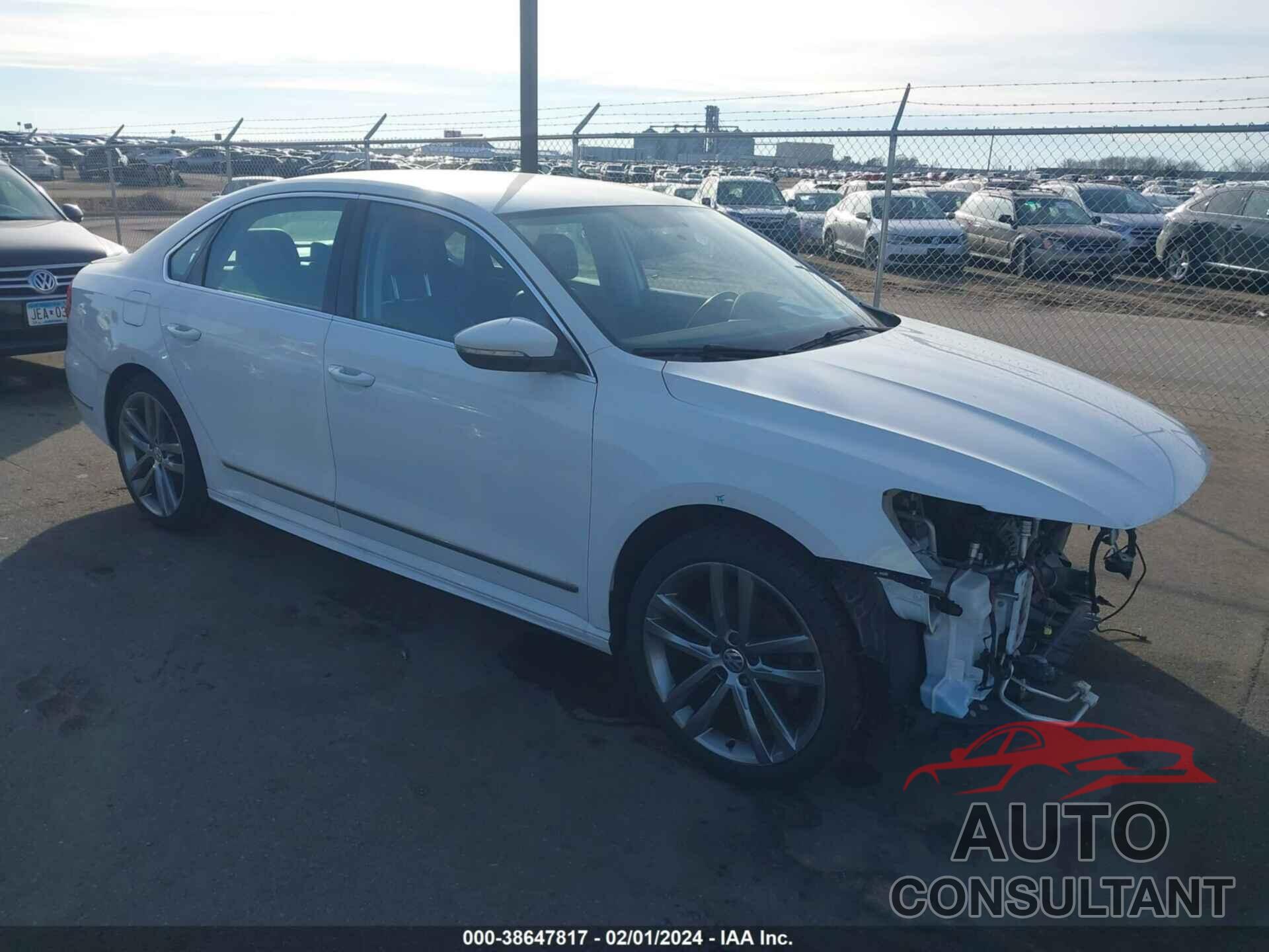 VOLKSWAGEN PASSAT 2016 - 1VWAS7A31GC065266