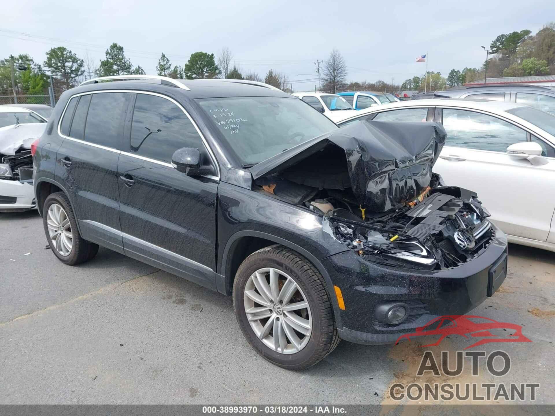 VOLKSWAGEN TIGUAN 2016 - WVGAV7AX7GW591036