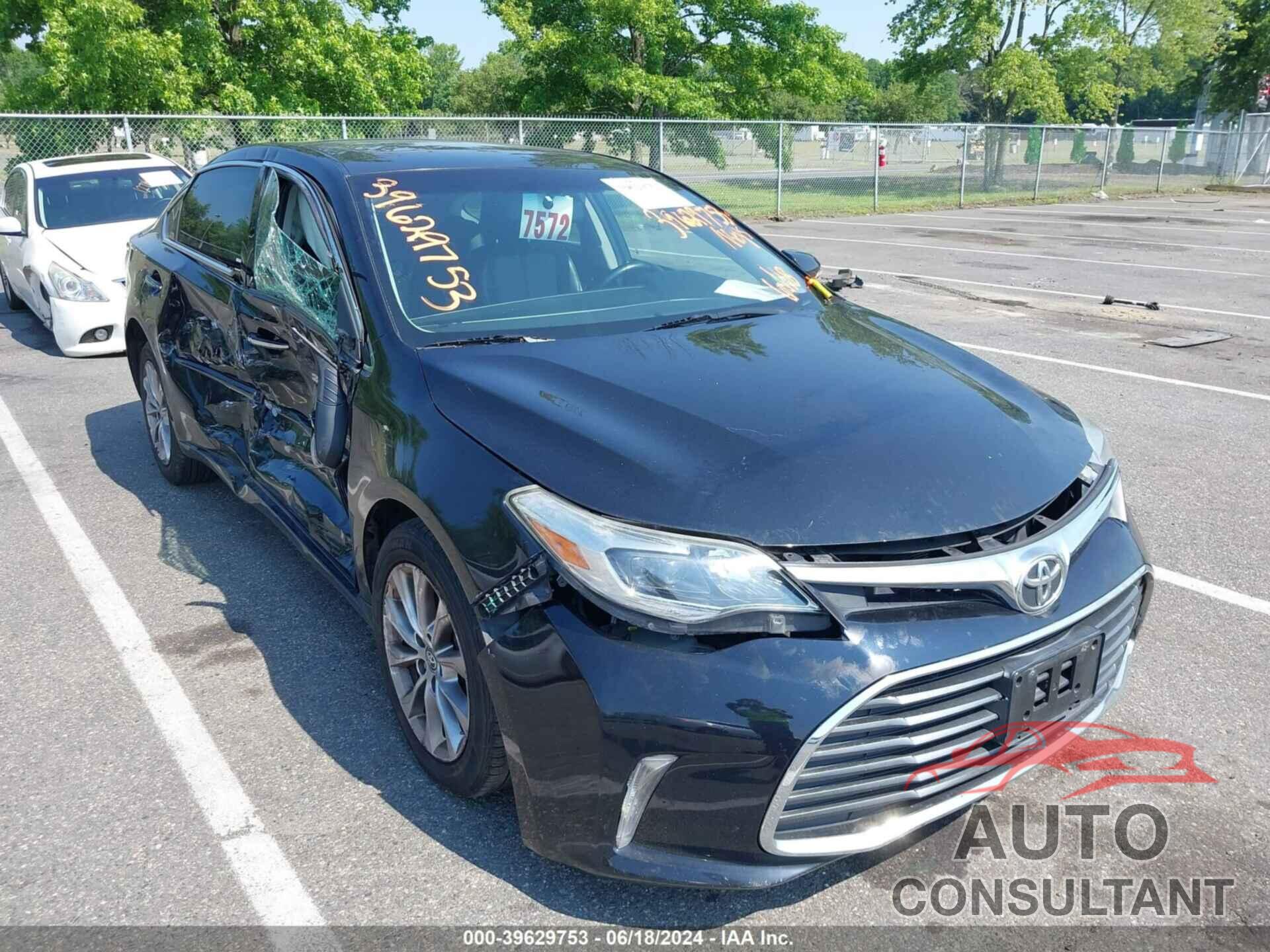 TOYOTA AVALON 2016 - 4T1BK1EB0GU206940