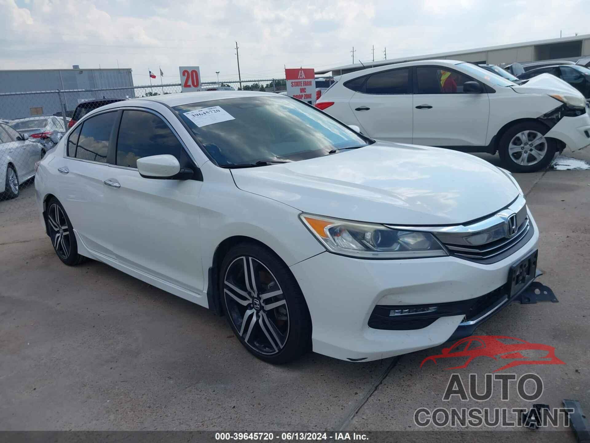 HONDA ACCORD 2016 - 1HGCR2F51GA144664