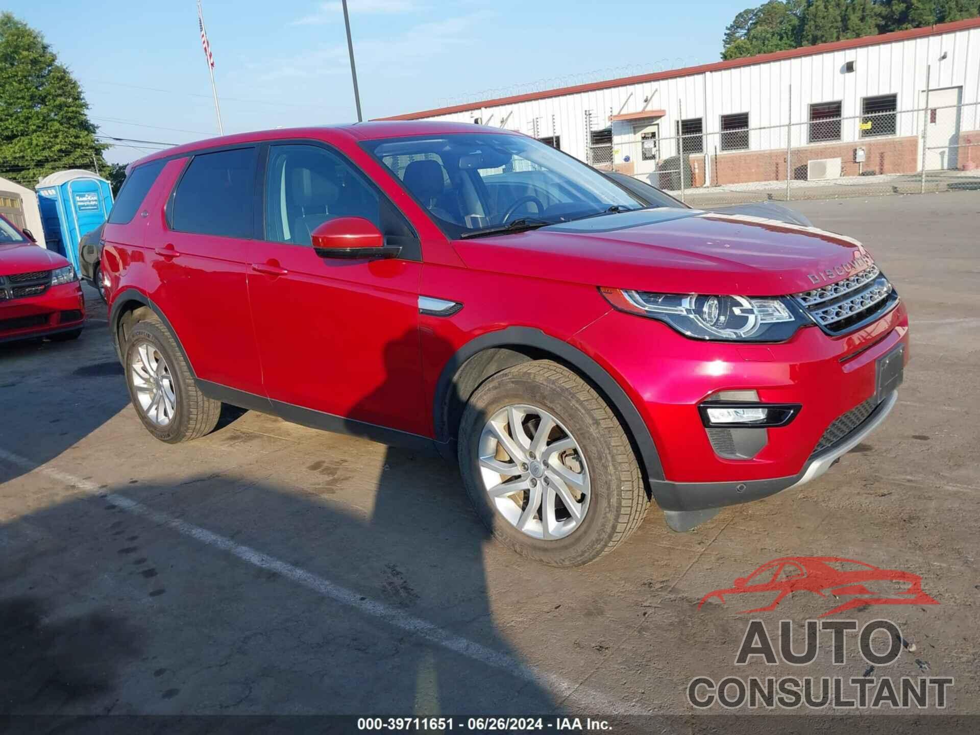 LAND ROVER DISCOVERY SPORT 2017 - SALCR2BG9HH653912