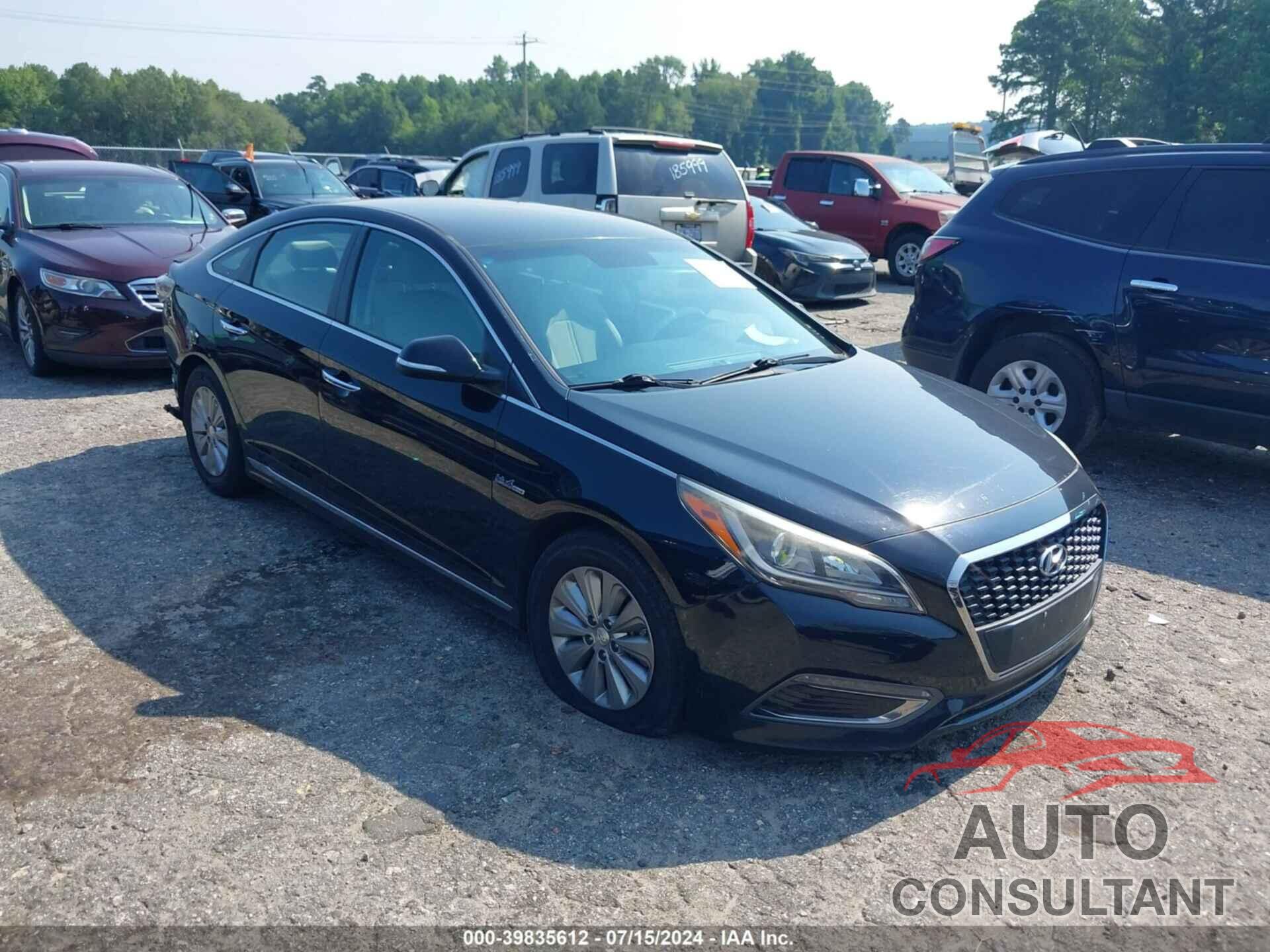 HYUNDAI SONATA HYBRID 2016 - KMHE24L17GA036120