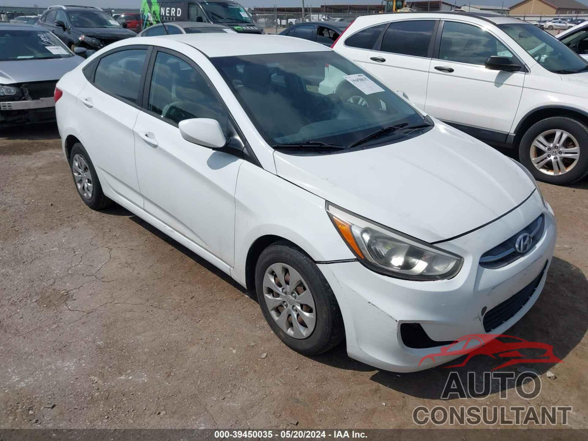 HYUNDAI ACCENT 2016 - KMHCT4AE8GU074383