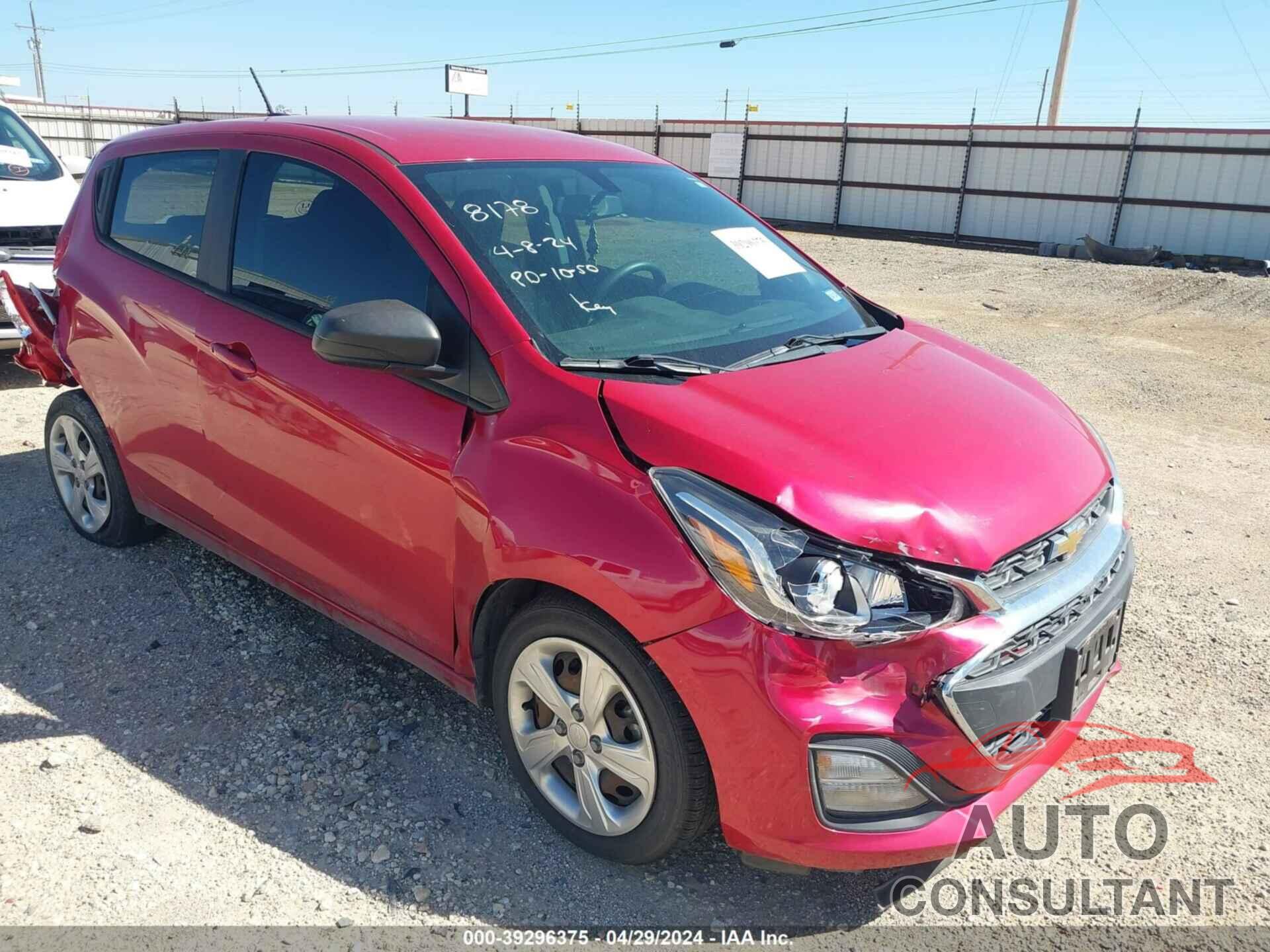 CHEVROLET SPARK 2019 - KL8CB6SA6KC818178