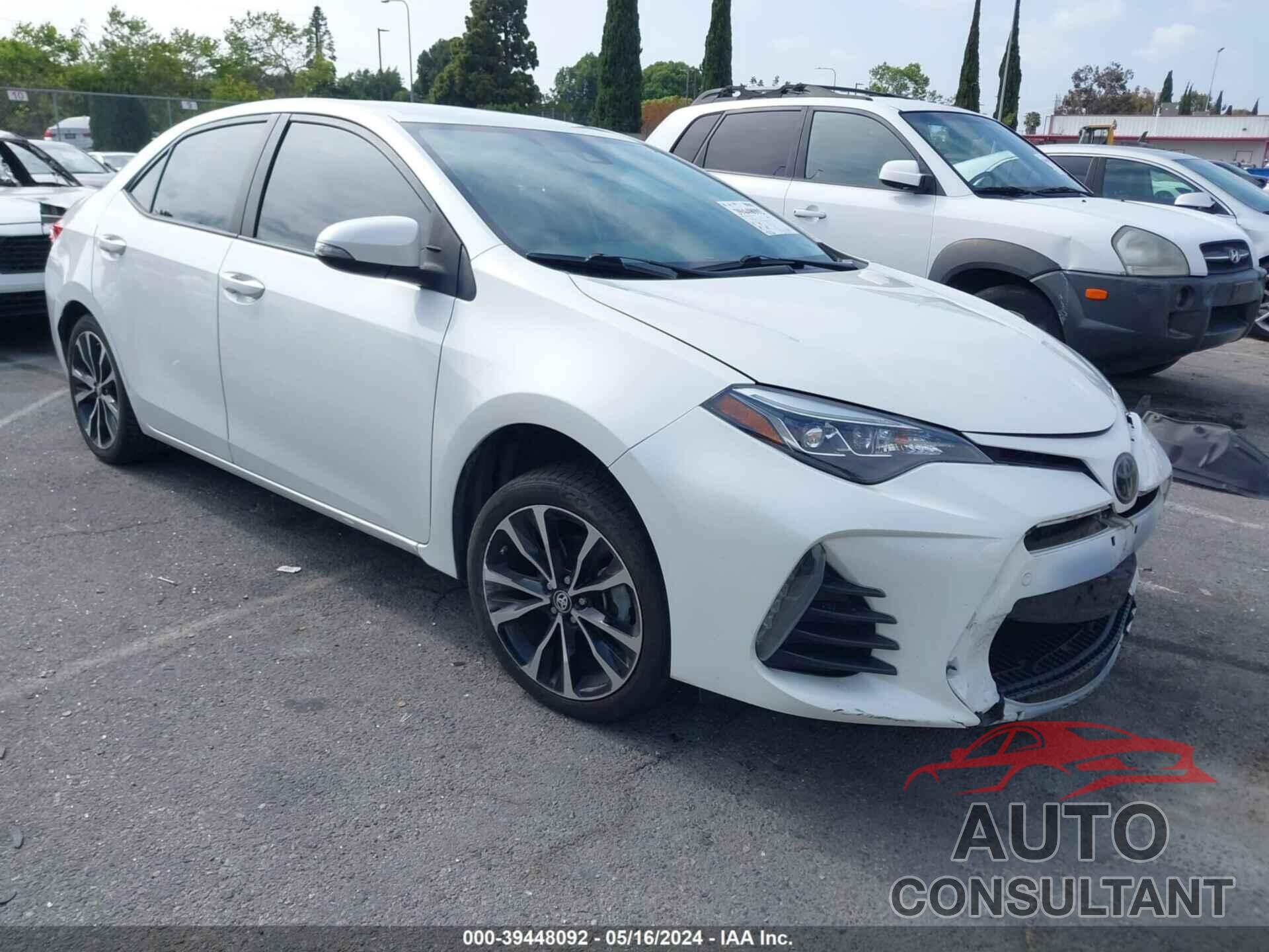 TOYOTA COROLLA 2019 - 5YFBURHE9KP903869