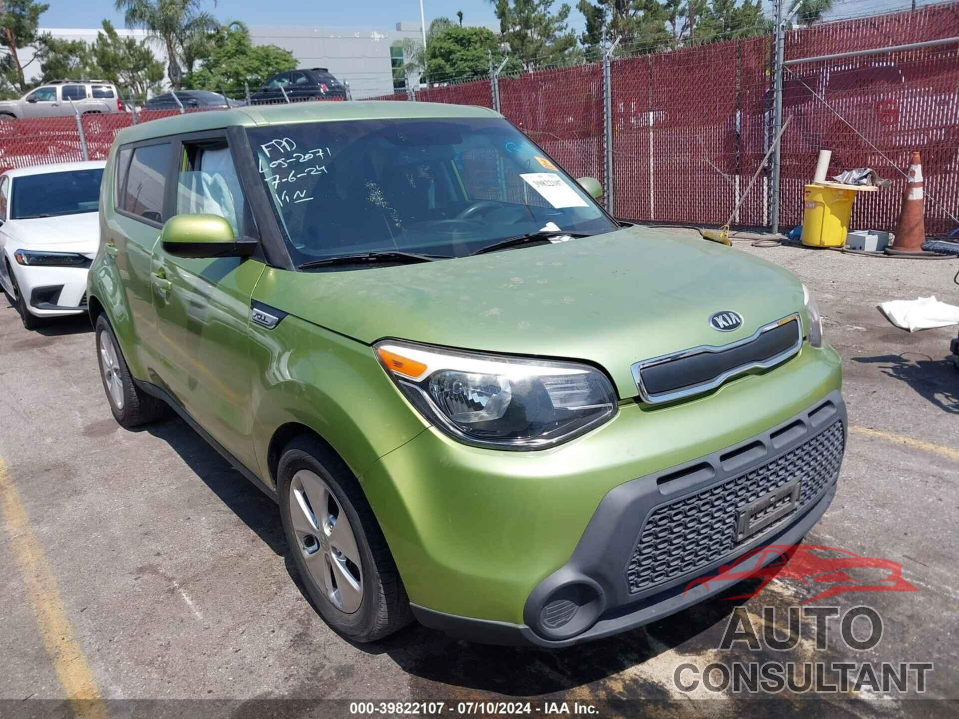 KIA SOUL 2016 - KNDJN2A26G7862870