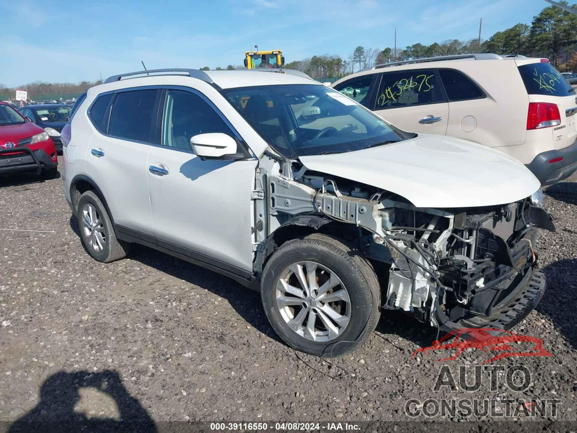 NISSAN ROGUE 2016 - KNMAT2MV5GP671176