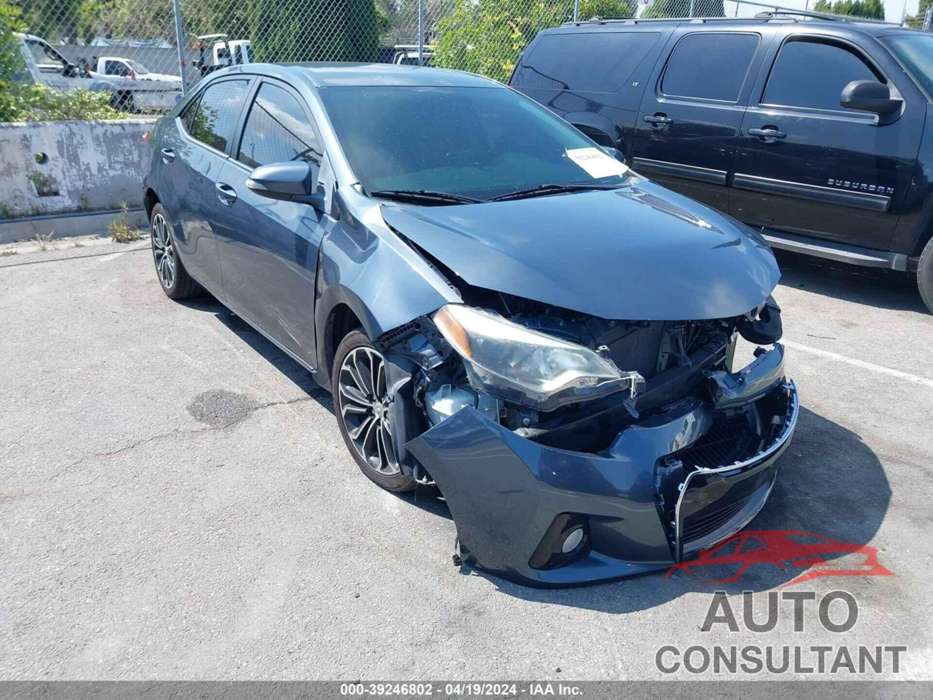 TOYOTA COROLLA 2016 - 5YFBURHE4GP420491