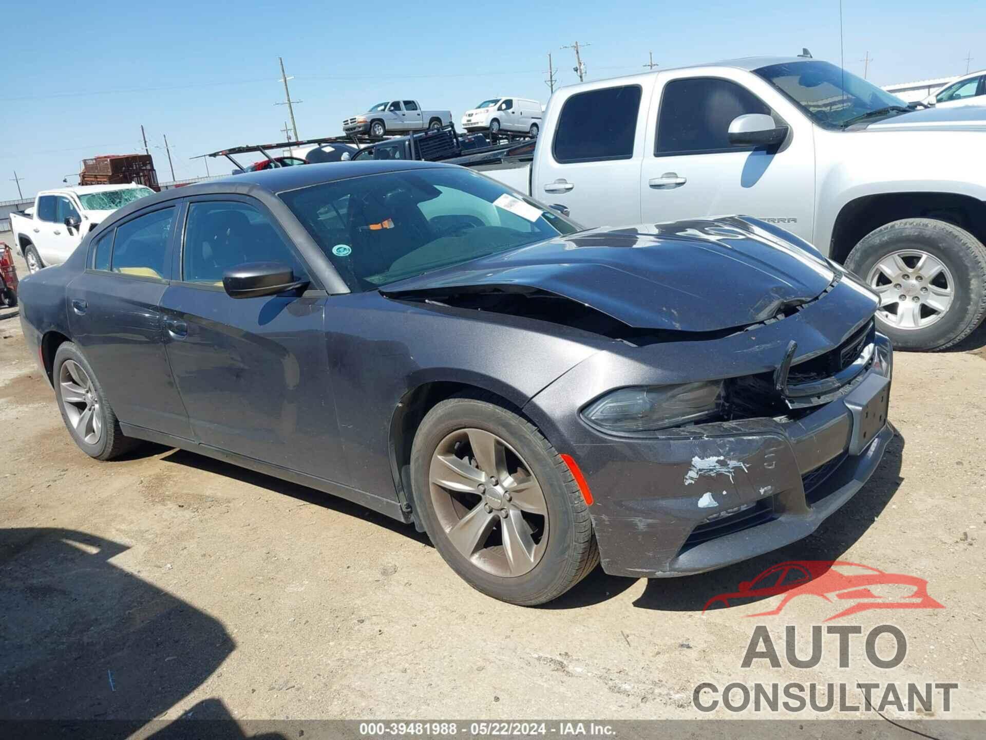 DODGE CHARGER 2016 - 2C3CDXHG9GH172792