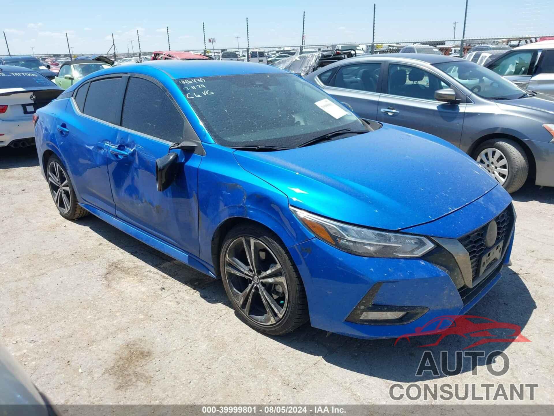 NISSAN SENTRA 2022 - 3N1AB8DV9NY295084