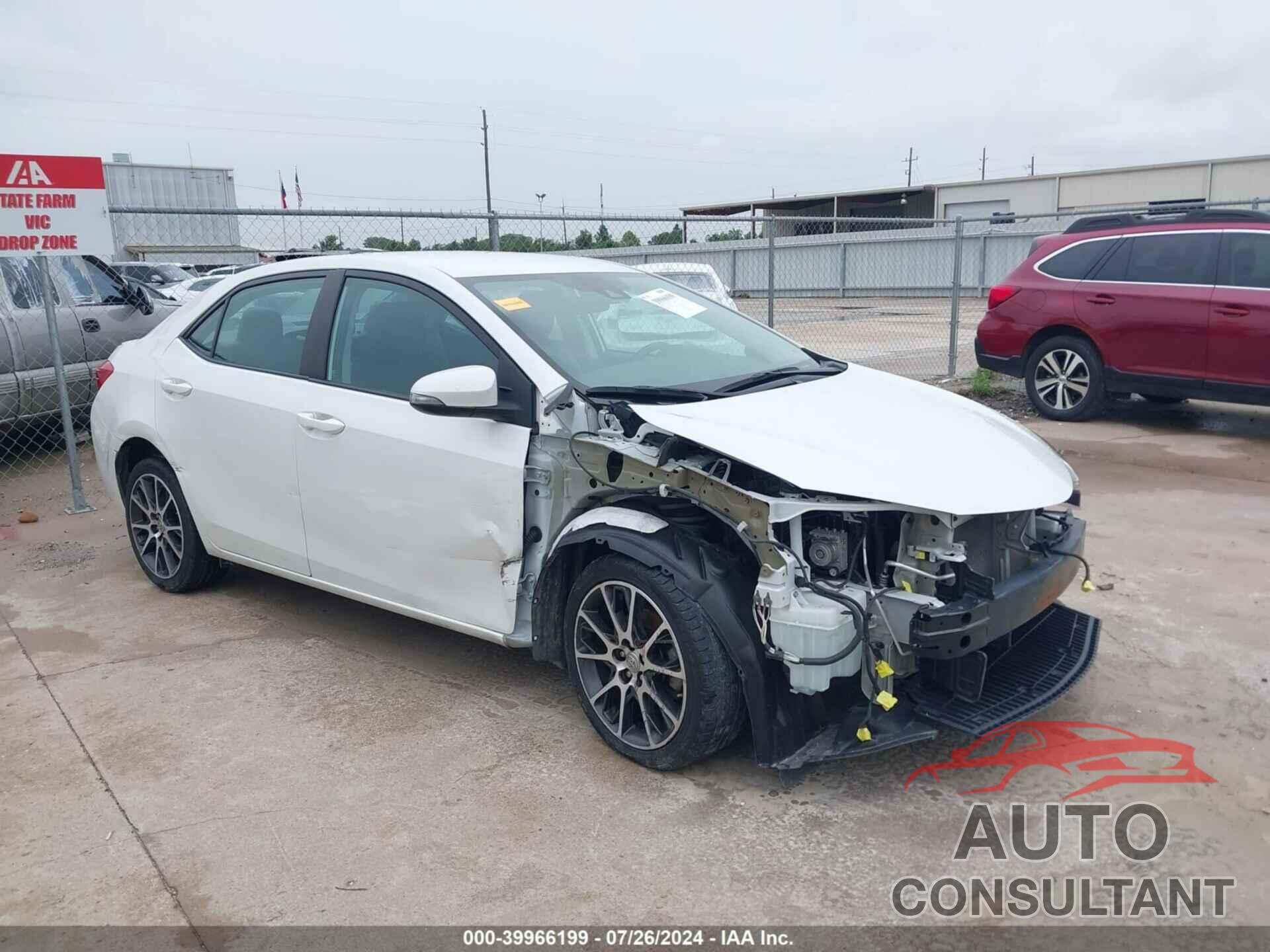 TOYOTA COROLLA 2017 - 5YFBURHE7HP650737