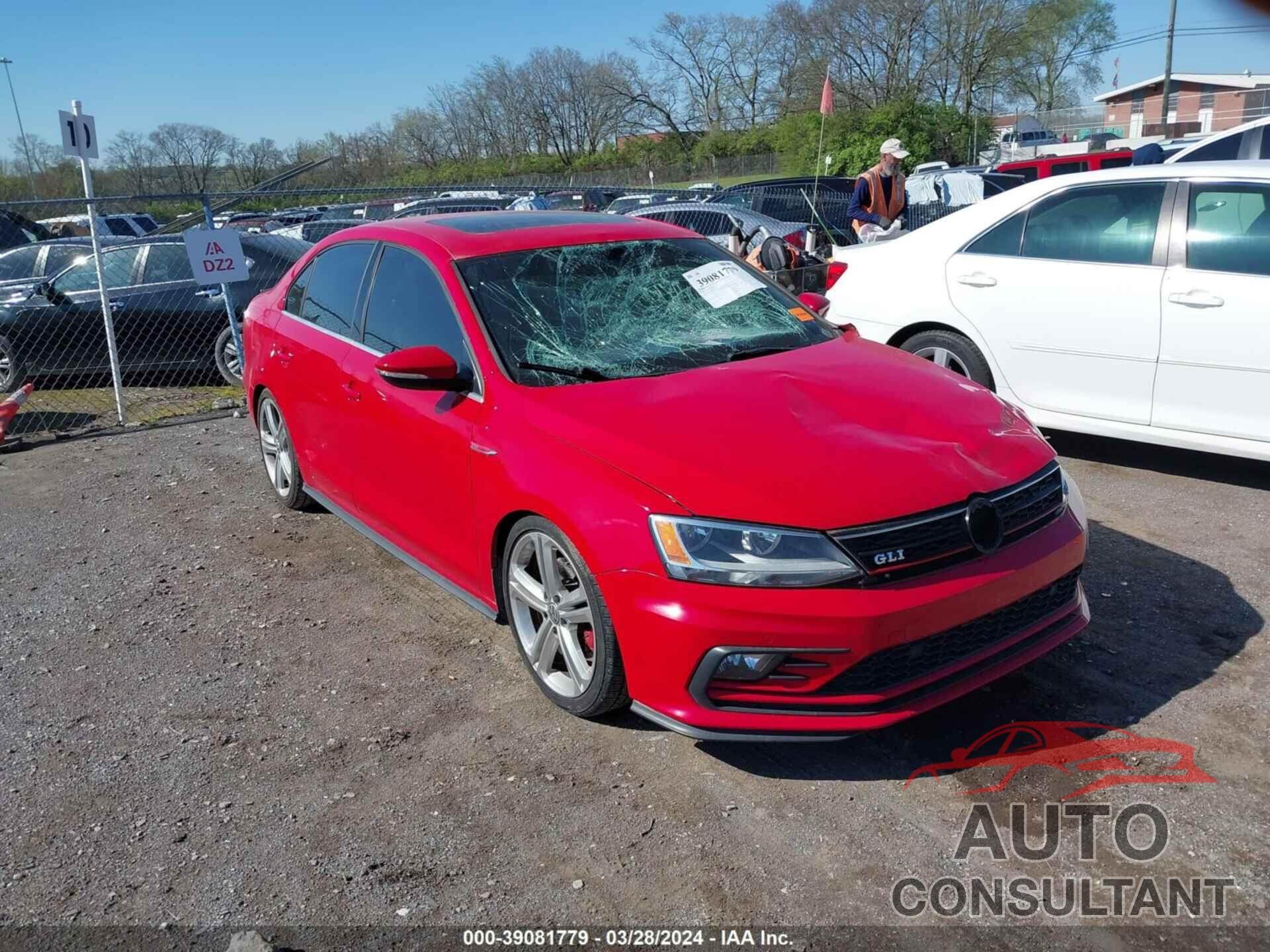 VOLKSWAGEN JETTA 2016 - 3VW5S7AJ2GM255866