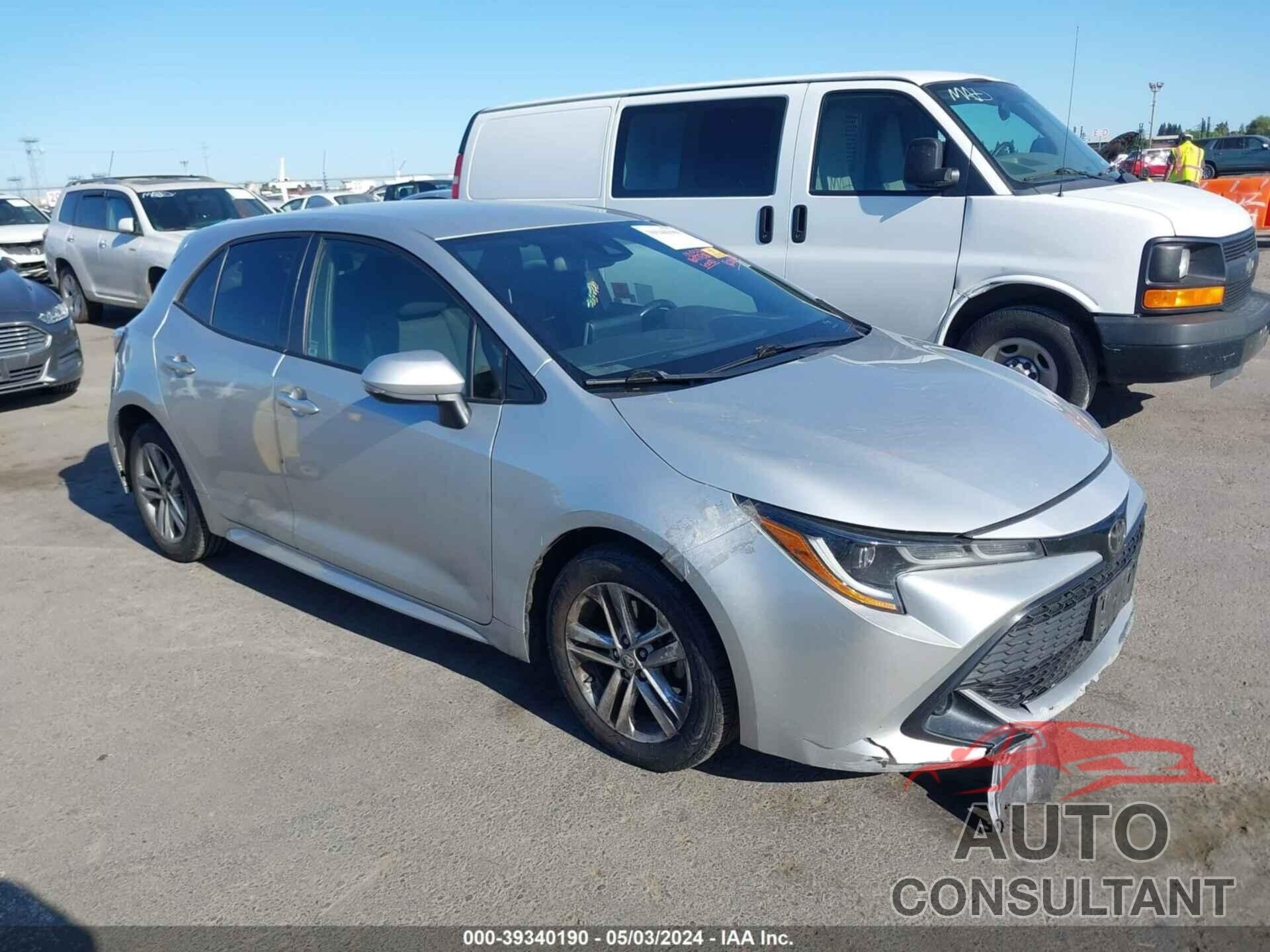 TOYOTA COROLLA 2019 - JTNK4RBE6K3039120