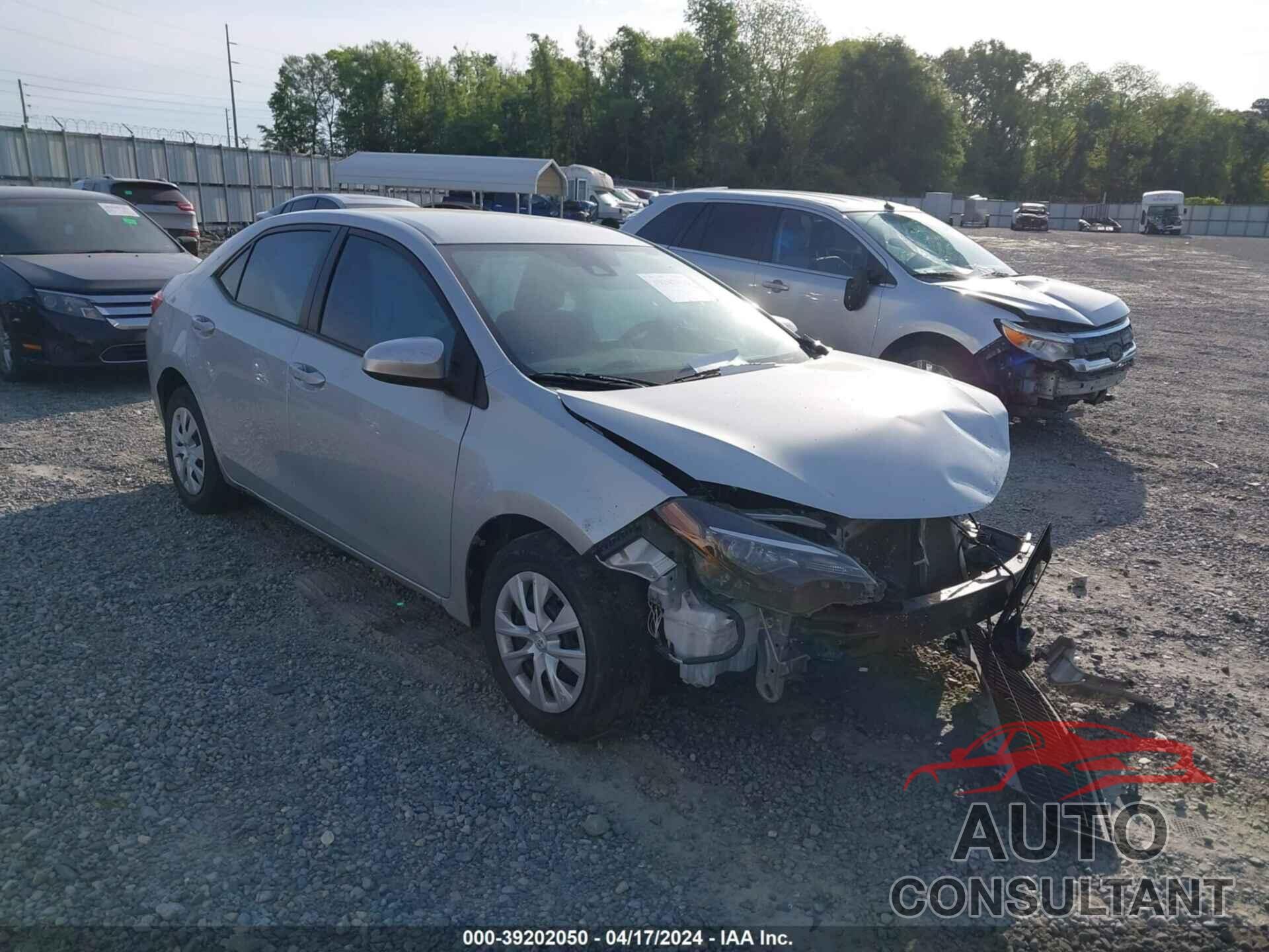 TOYOTA COROLLA 2018 - 2T1BURHE9JC057211