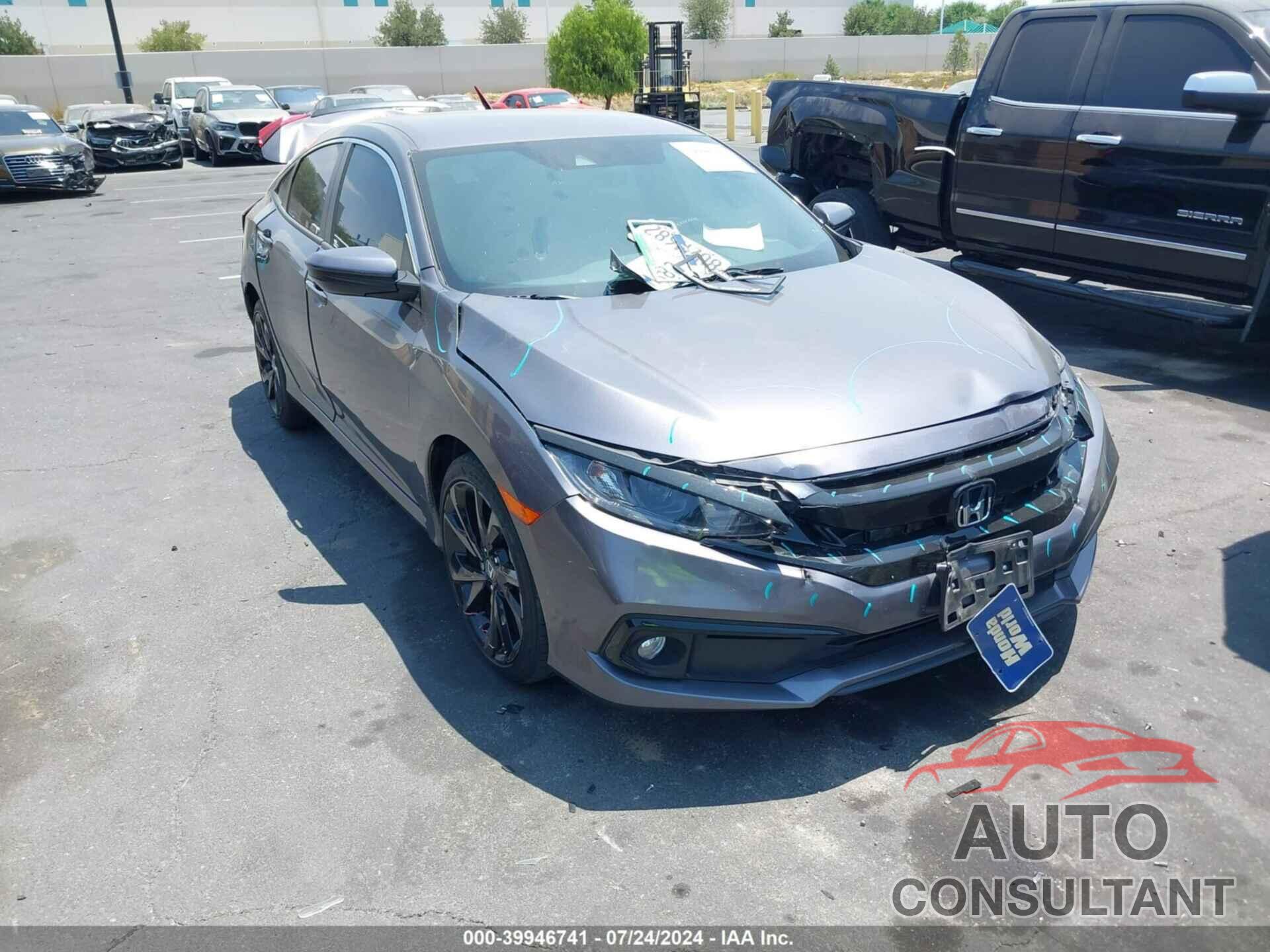 HONDA CIVIC 2020 - 19XFC2F82LE214686